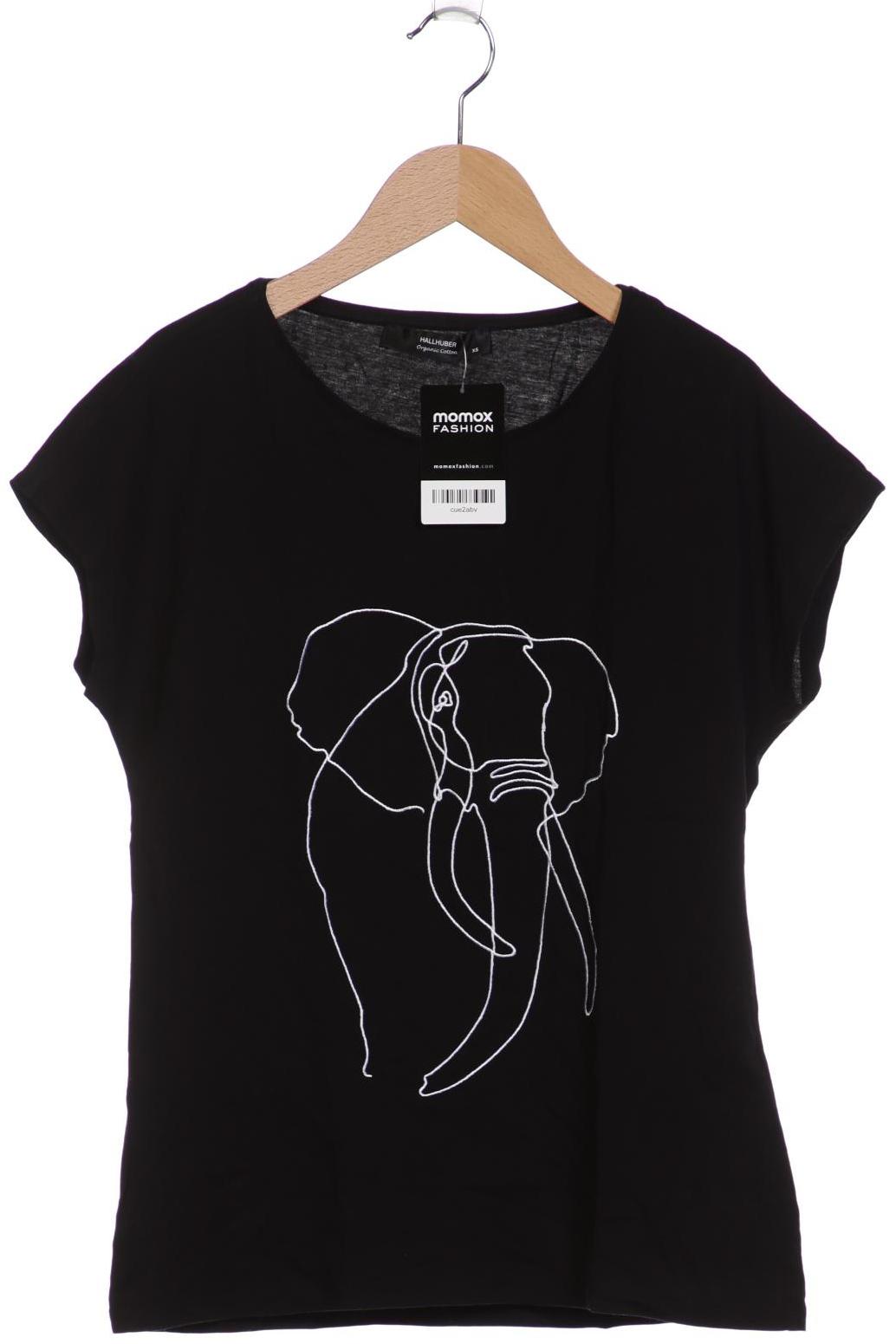 

Hallhuber Damen T-Shirt, schwarz, Gr. 34