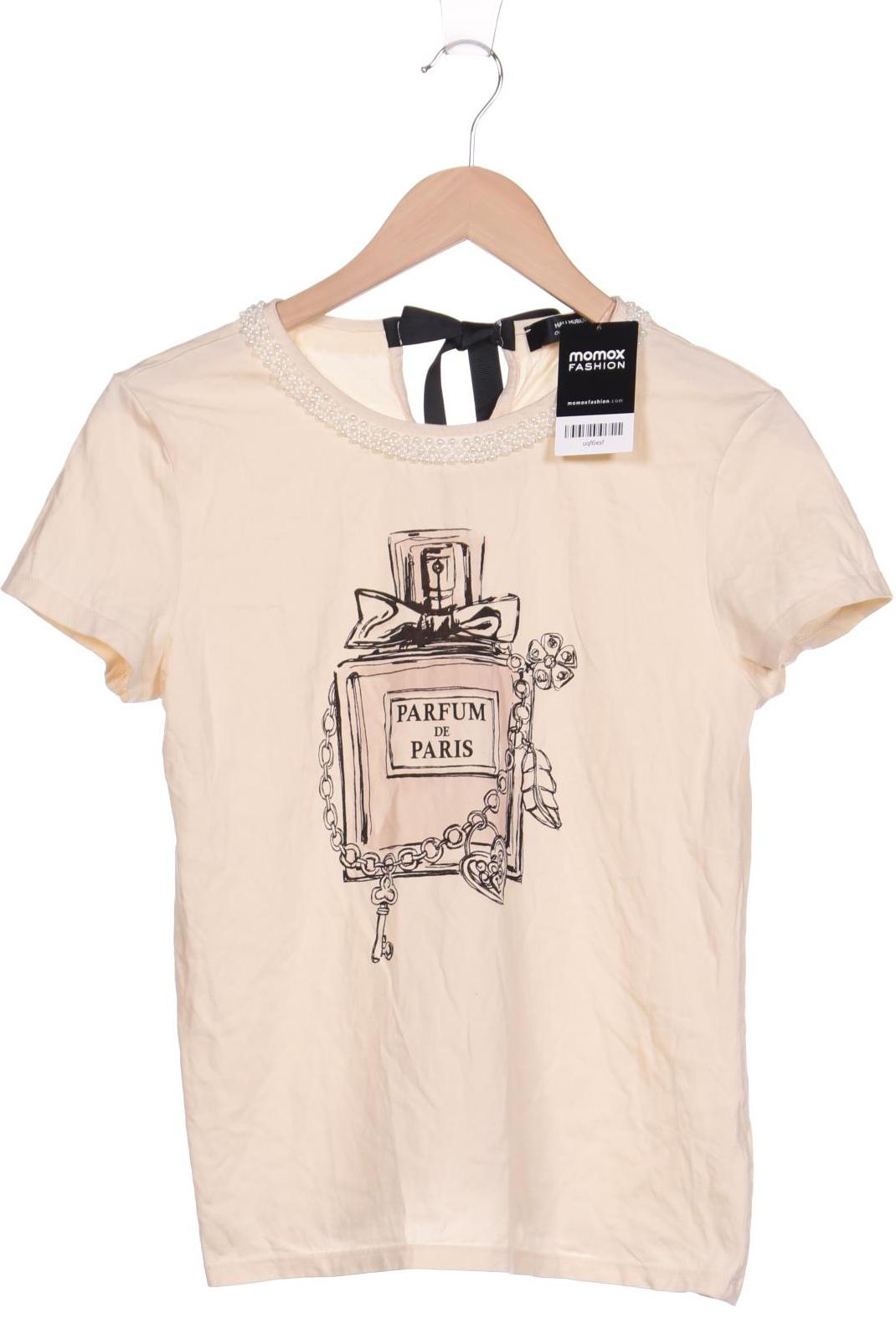 

Hallhuber Damen T-Shirt, cremeweiß, Gr. 38