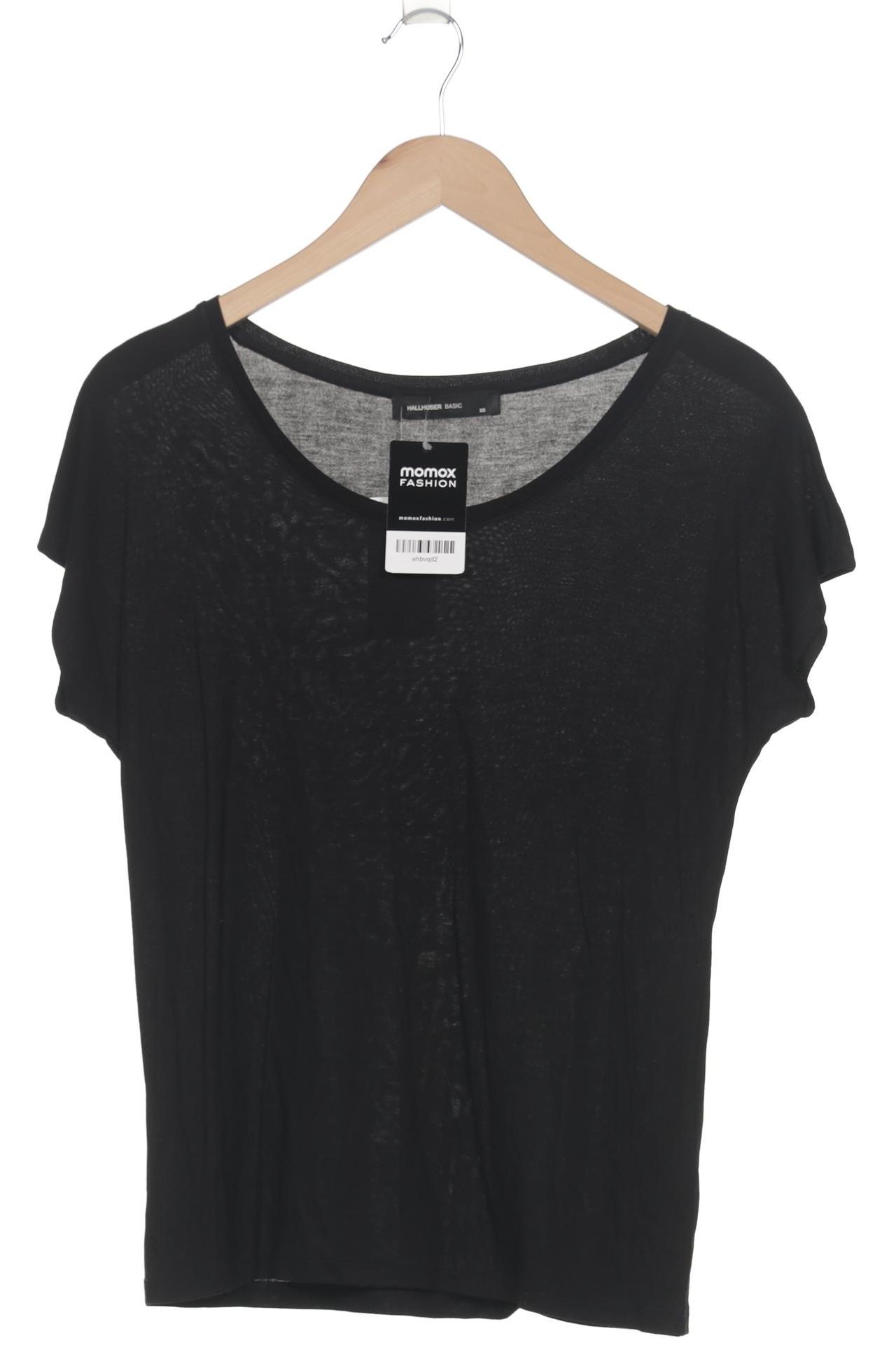 

Hallhuber Damen T-Shirt, schwarz, Gr. 34