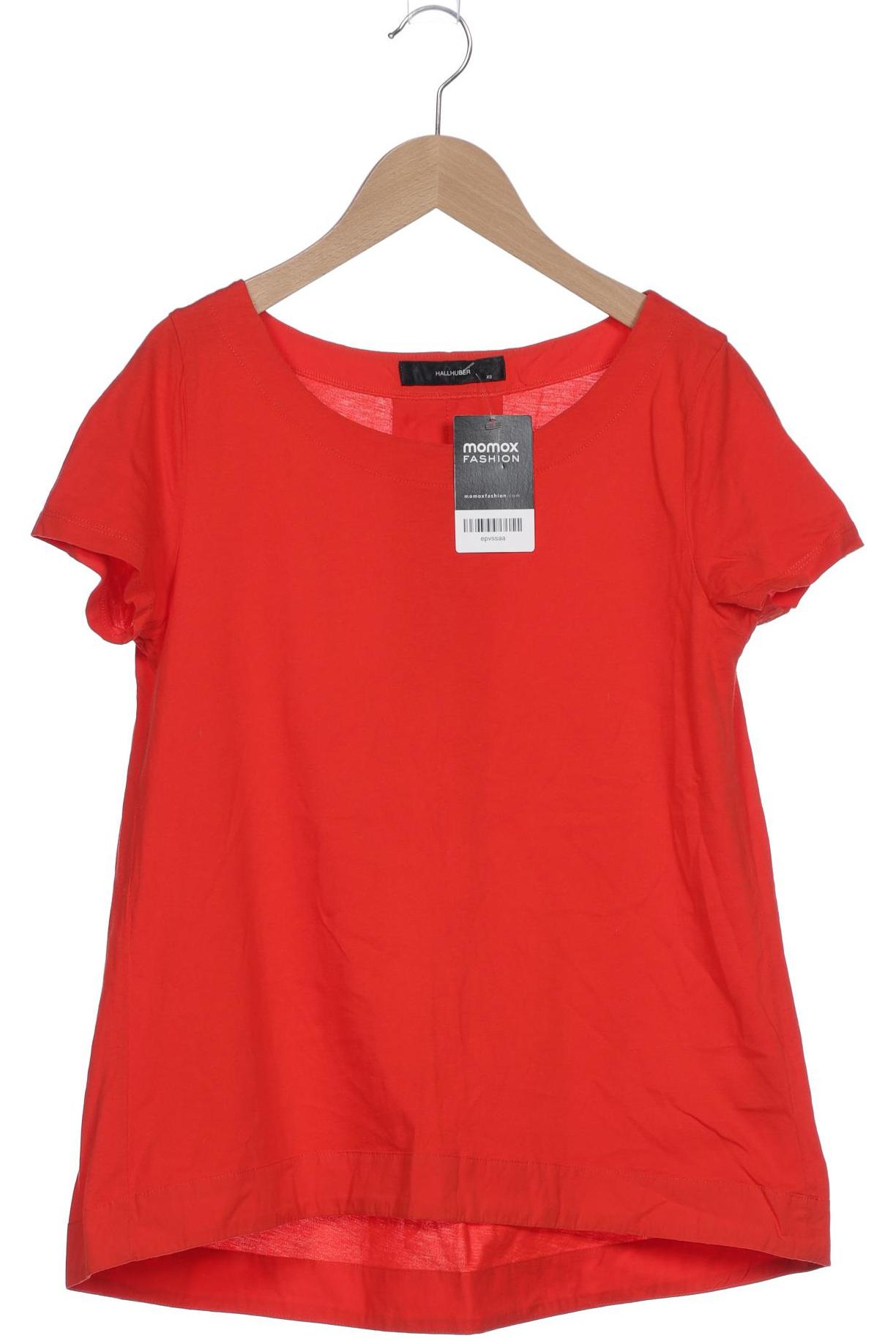 

Hallhuber Damen T-Shirt, rot, Gr. 34