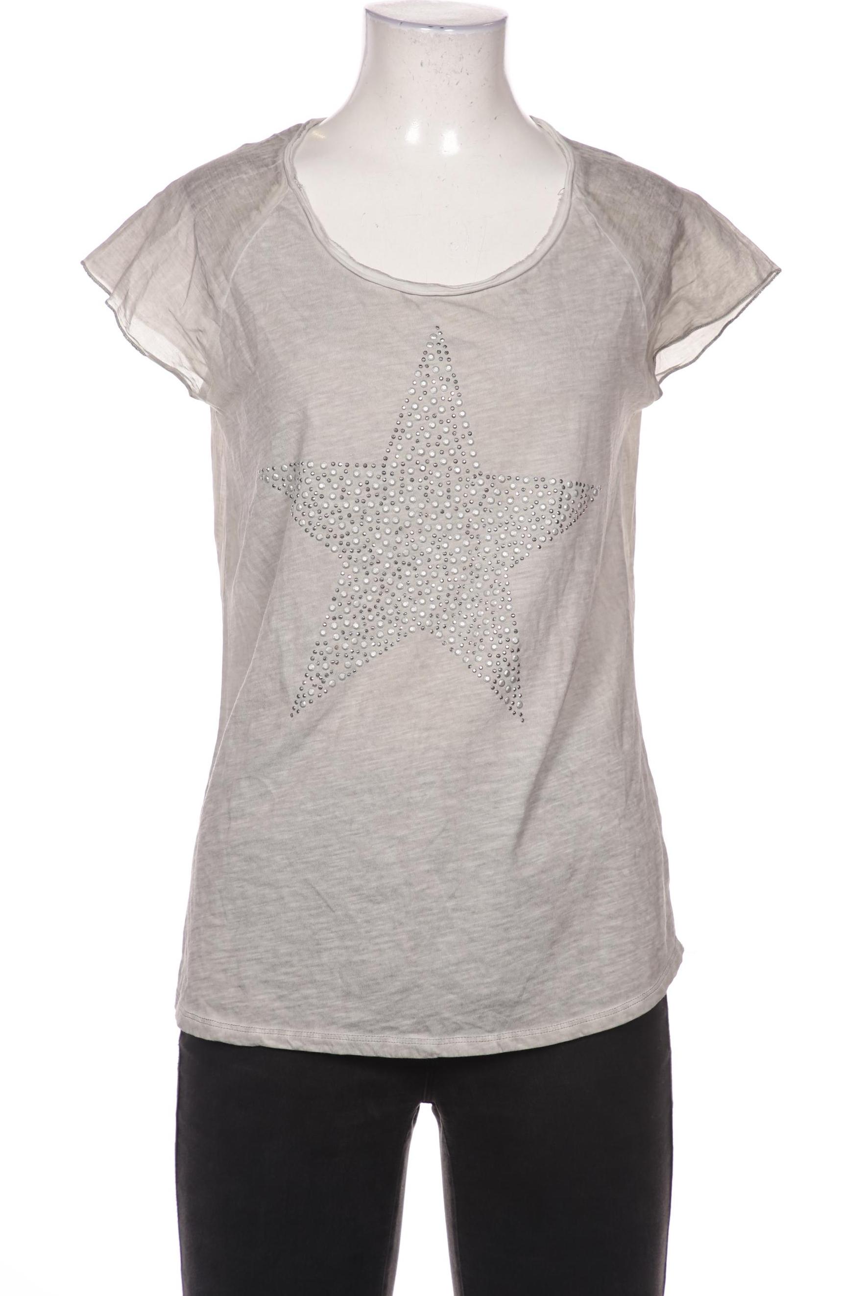 

Hallhuber Damen T-Shirt, grau, Gr. 36
