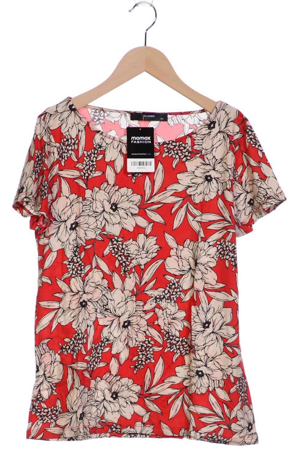 

Hallhuber Damen T-Shirt, rot, Gr. 46