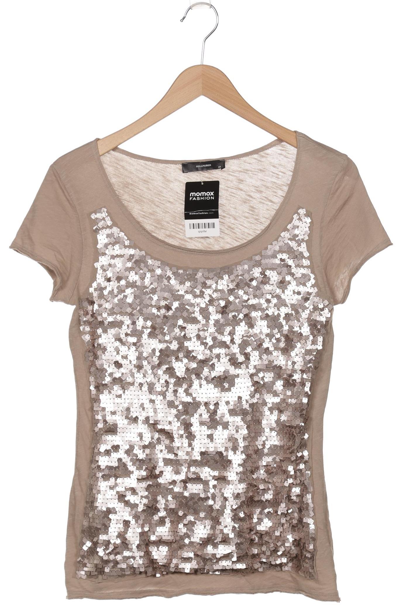 

Hallhuber Damen T-Shirt, beige, Gr. 34