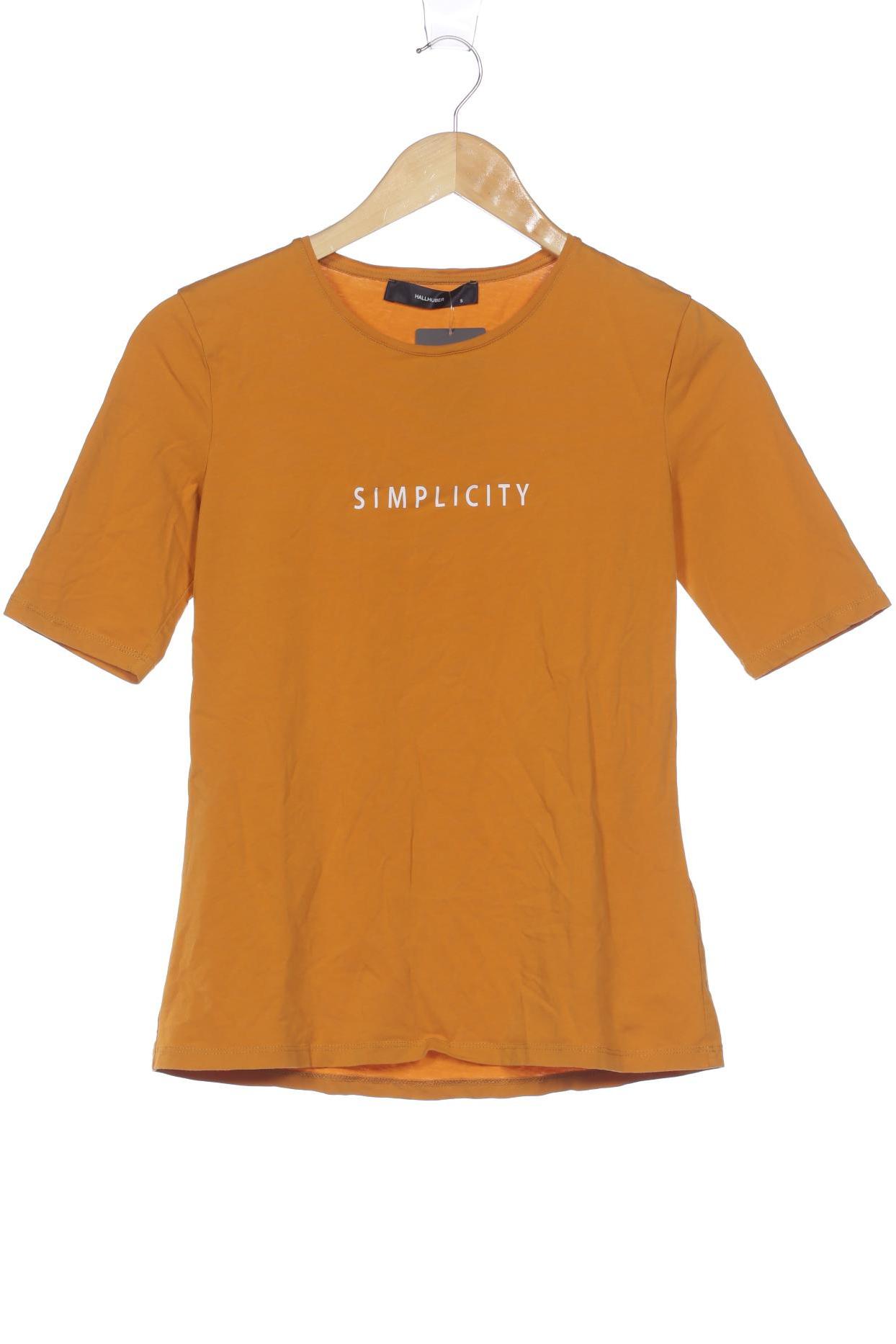 

Hallhuber Damen T-Shirt, gelb, Gr. 36