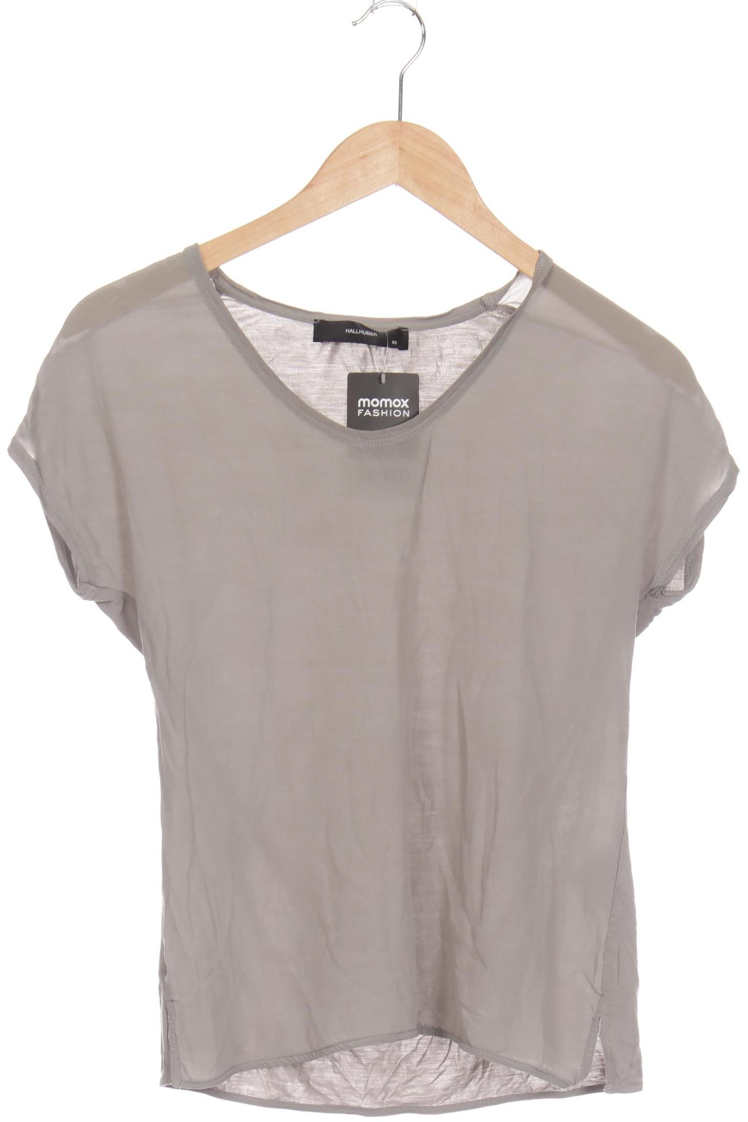 

Hallhuber Damen T-Shirt, grau, Gr. 34