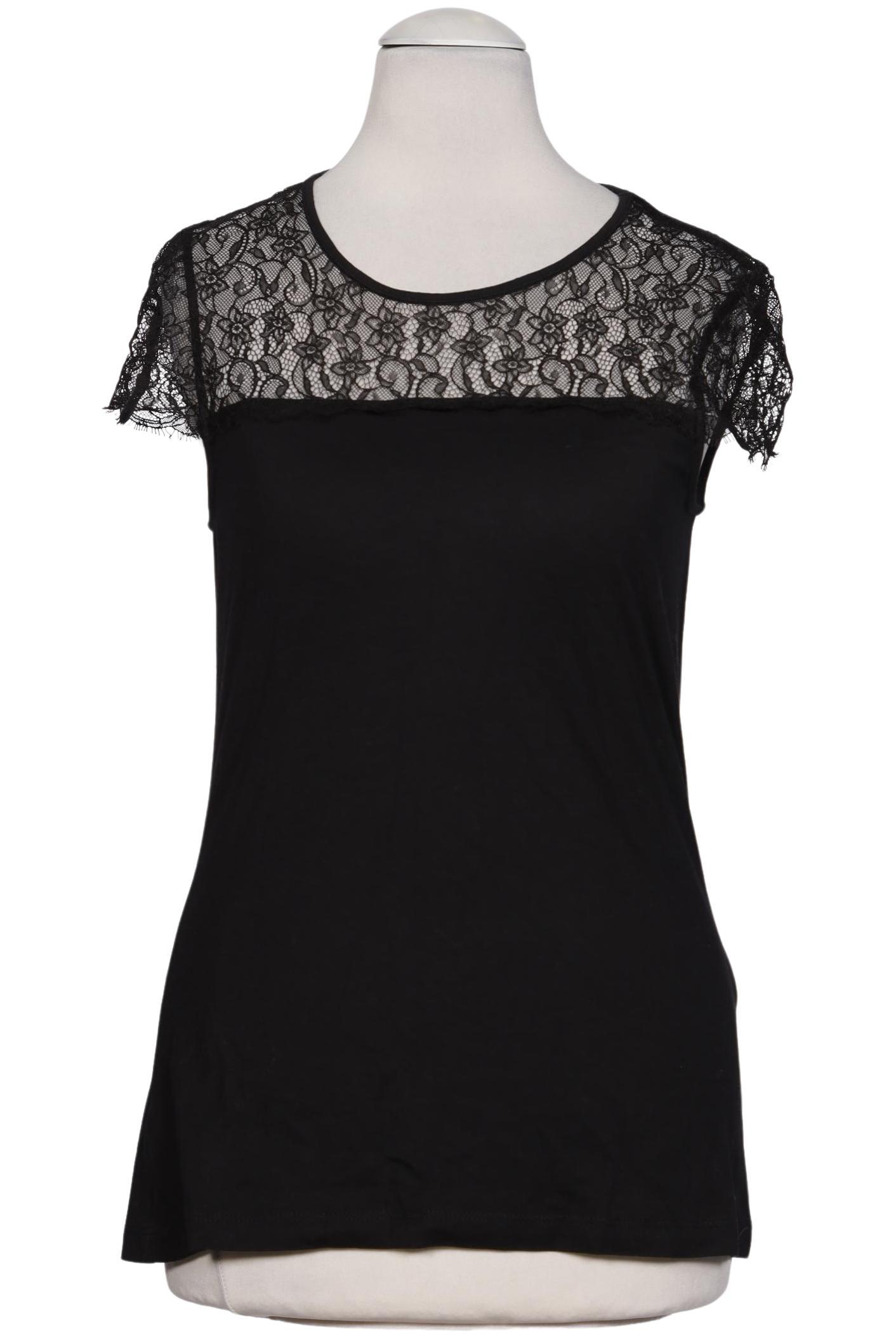 

Hallhuber Damen T-Shirt, schwarz, Gr. 34