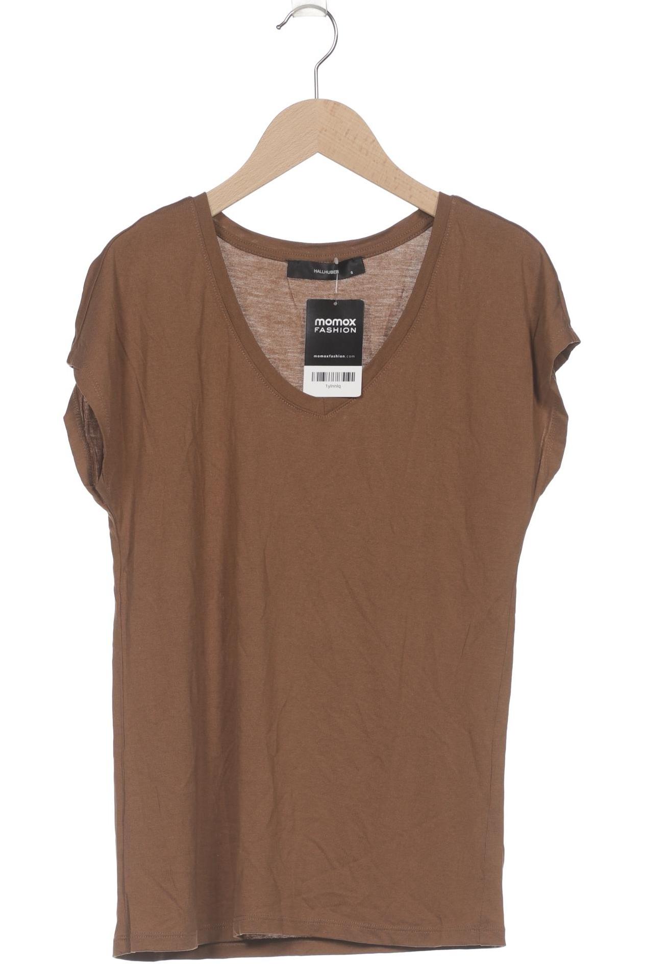 

Hallhuber Damen T-Shirt, braun, Gr. 36