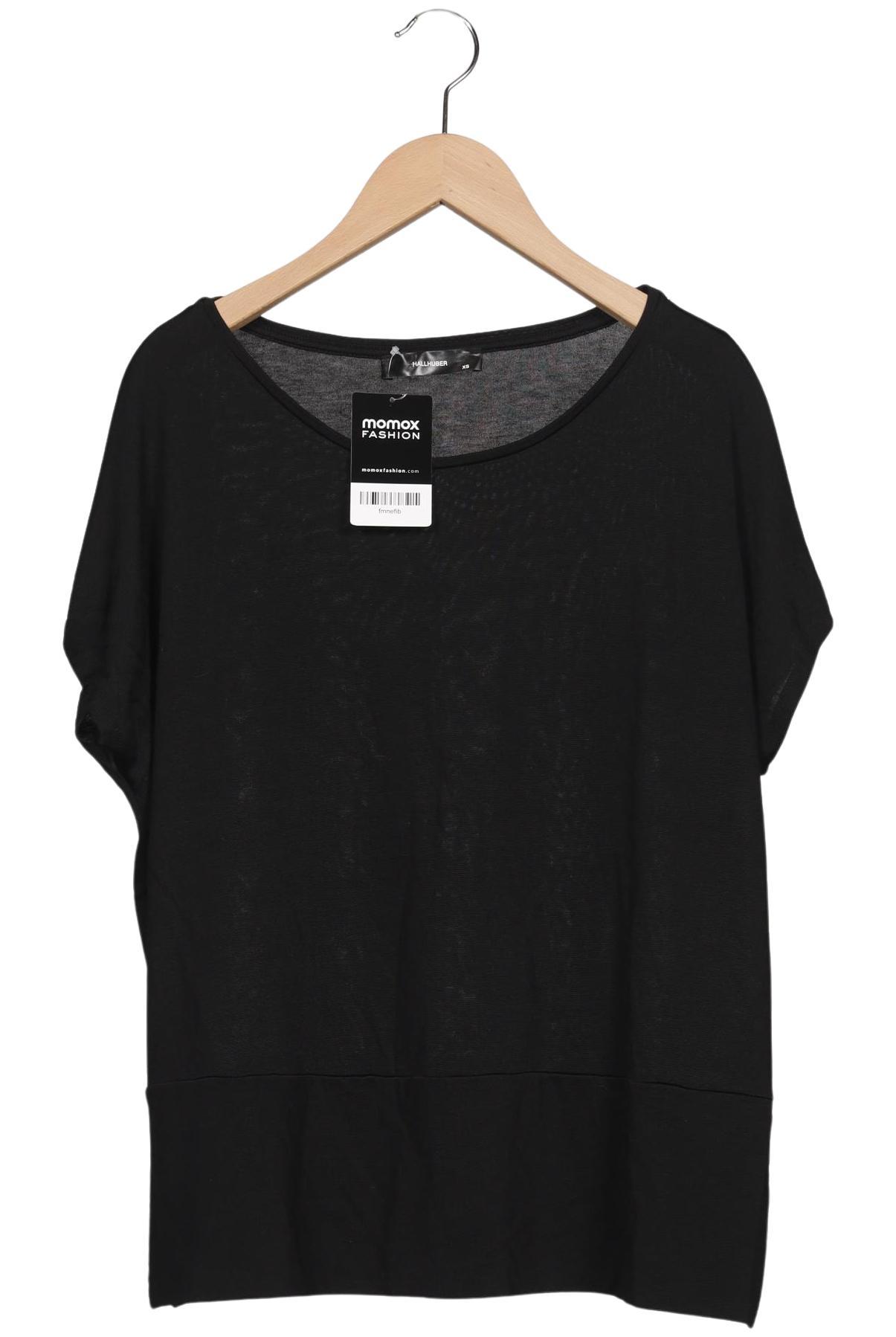 

Hallhuber Damen T-Shirt, schwarz, Gr. 34
