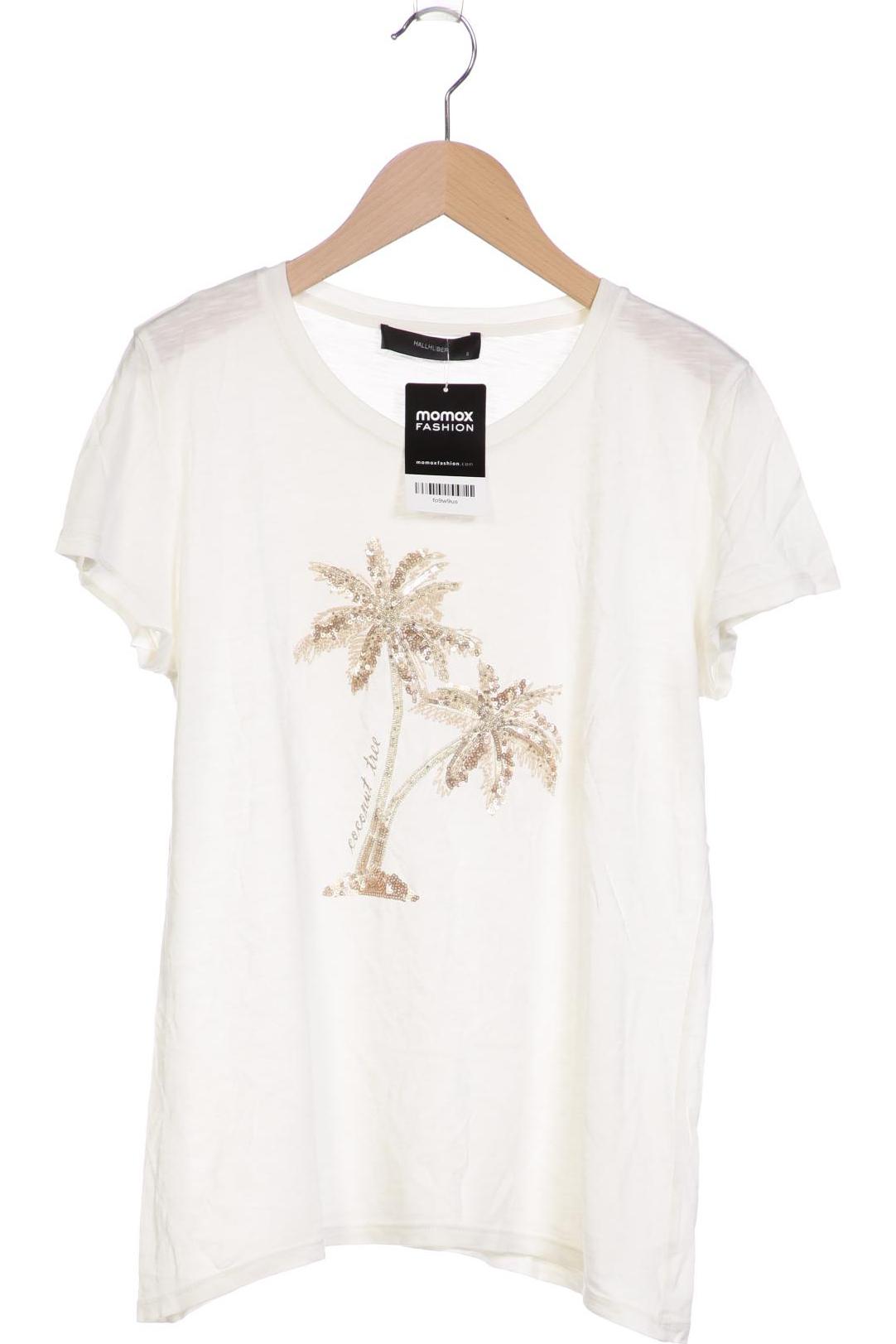 

Hallhuber Damen T-Shirt, cremeweiß, Gr. 36