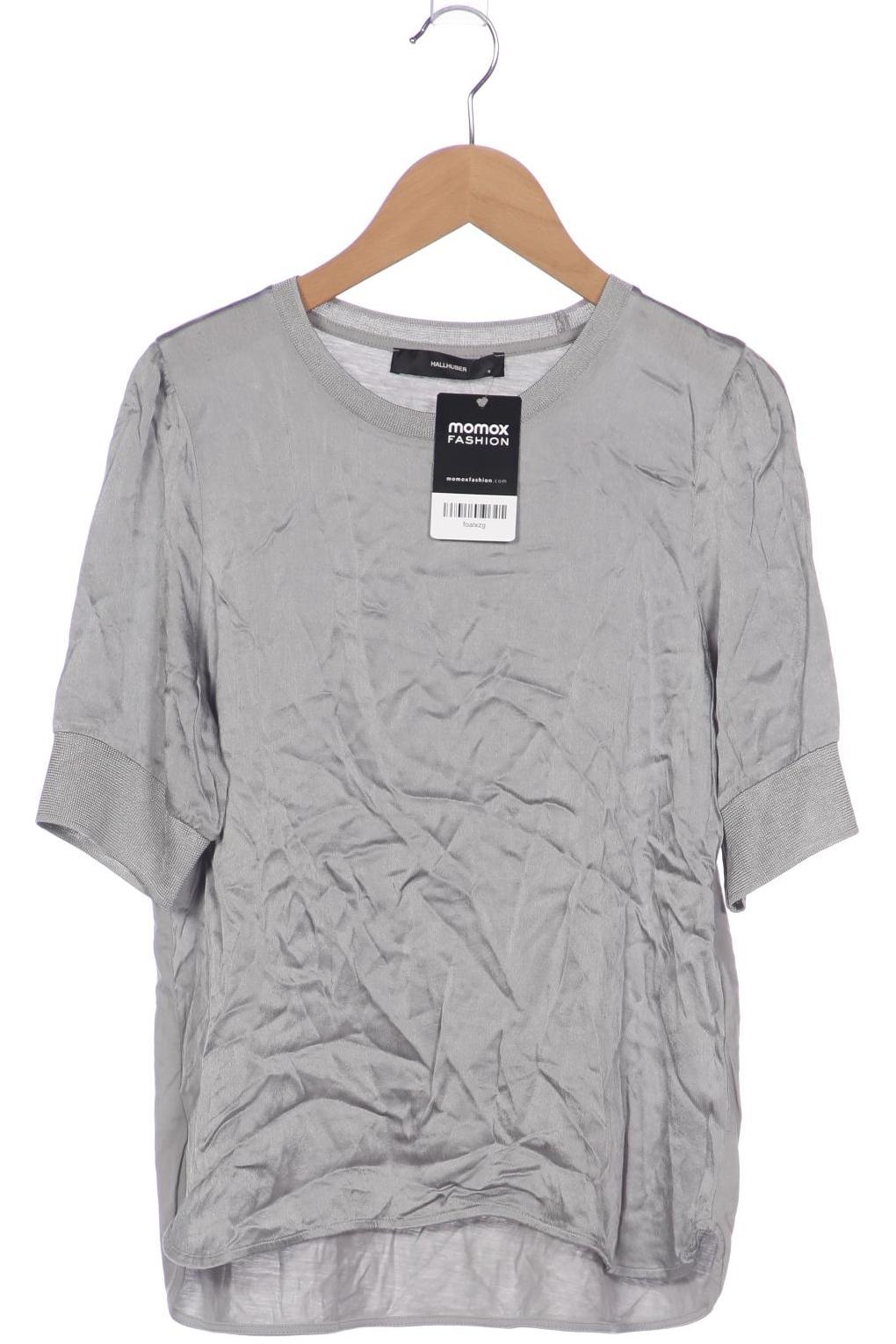 

Hallhuber Damen T-Shirt, silber, Gr. 36