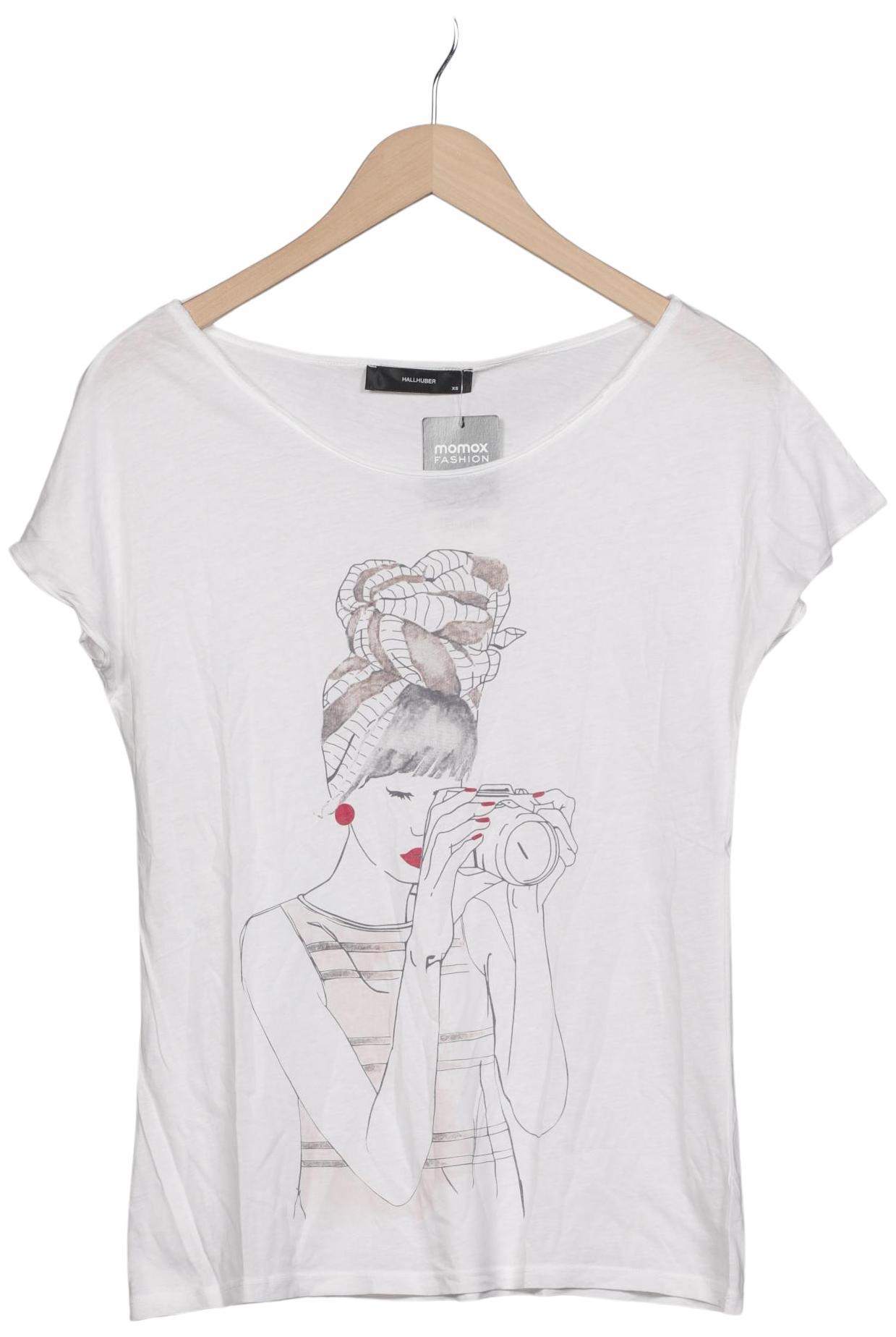 

Hallhuber Damen T-Shirt, weiß, Gr. 34