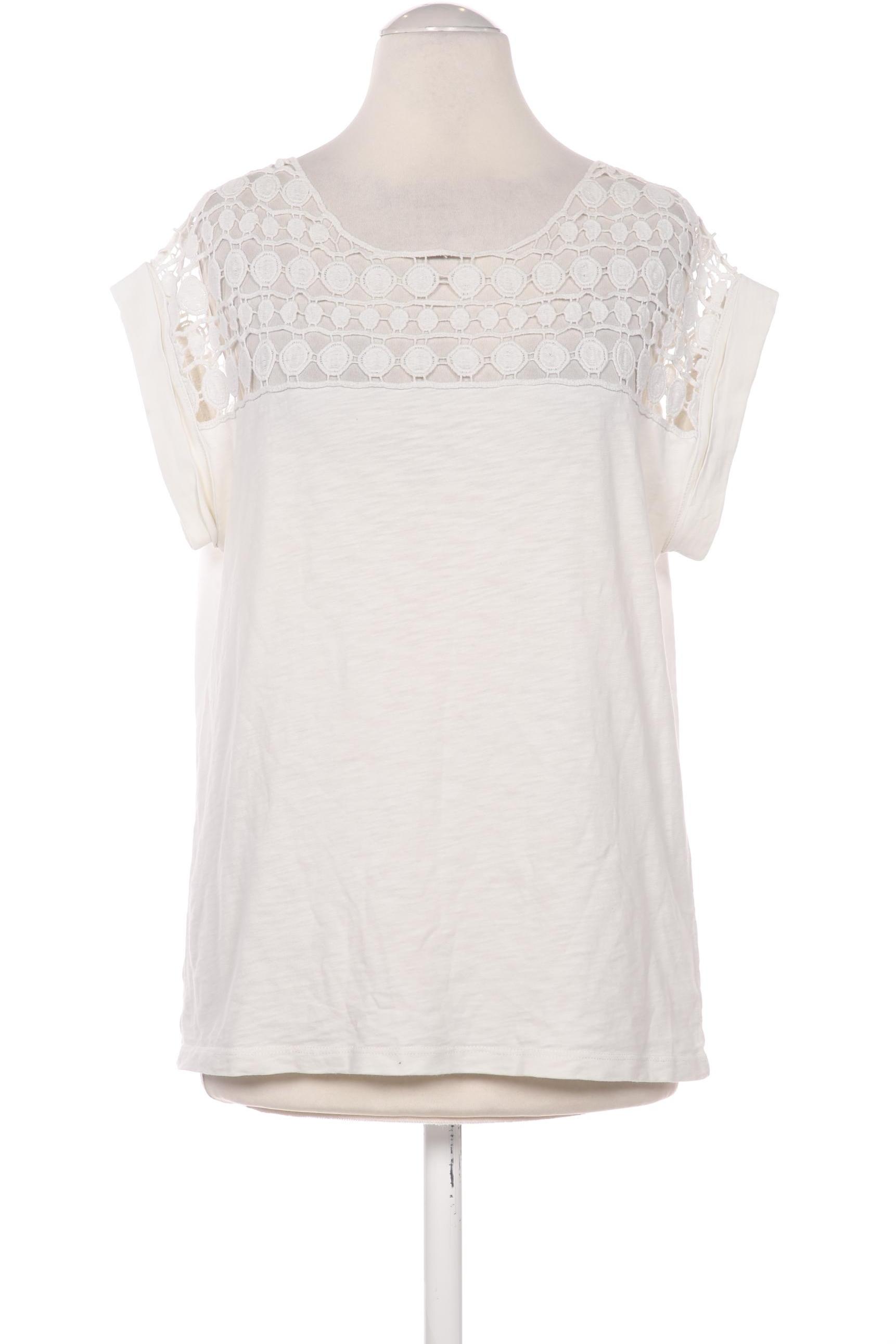

Hallhuber Damen T-Shirt, cremeweiß, Gr. 34