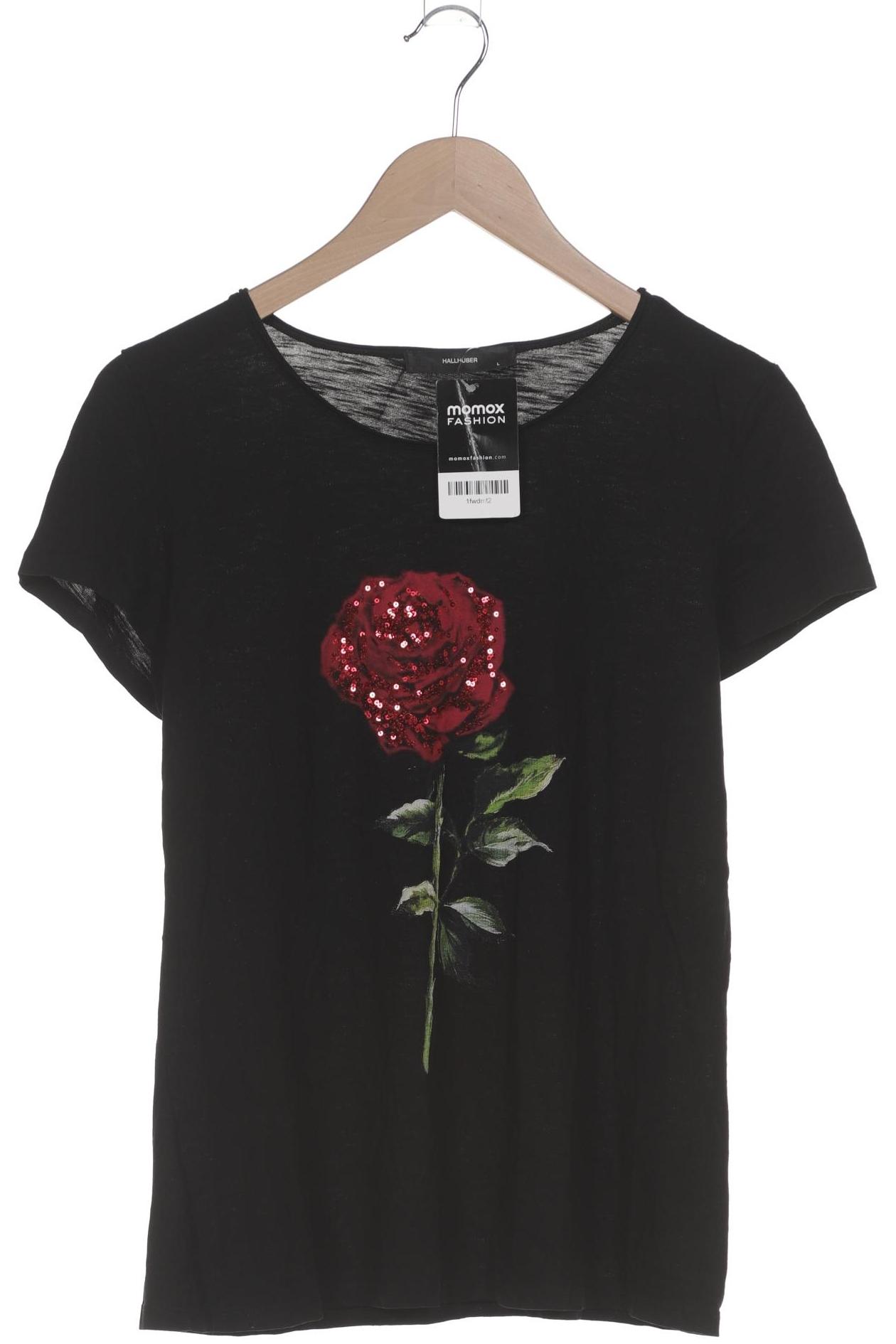 

Hallhuber Damen T-Shirt, schwarz, Gr. 42