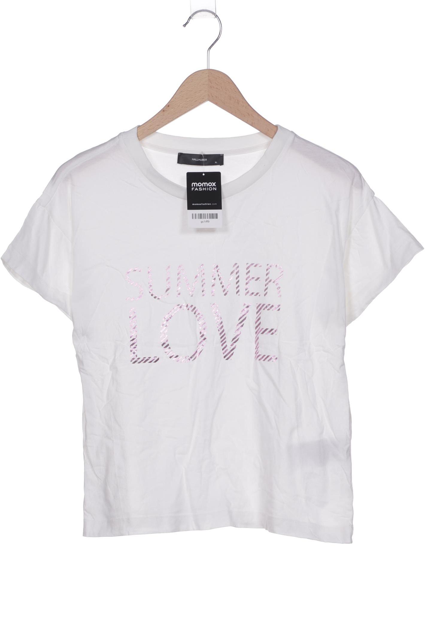 

Hallhuber Damen T-Shirt, weiß, Gr. 44