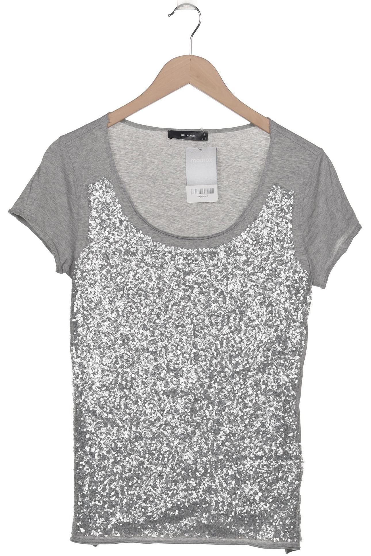 

Hallhuber Damen T-Shirt, grau, Gr. 38