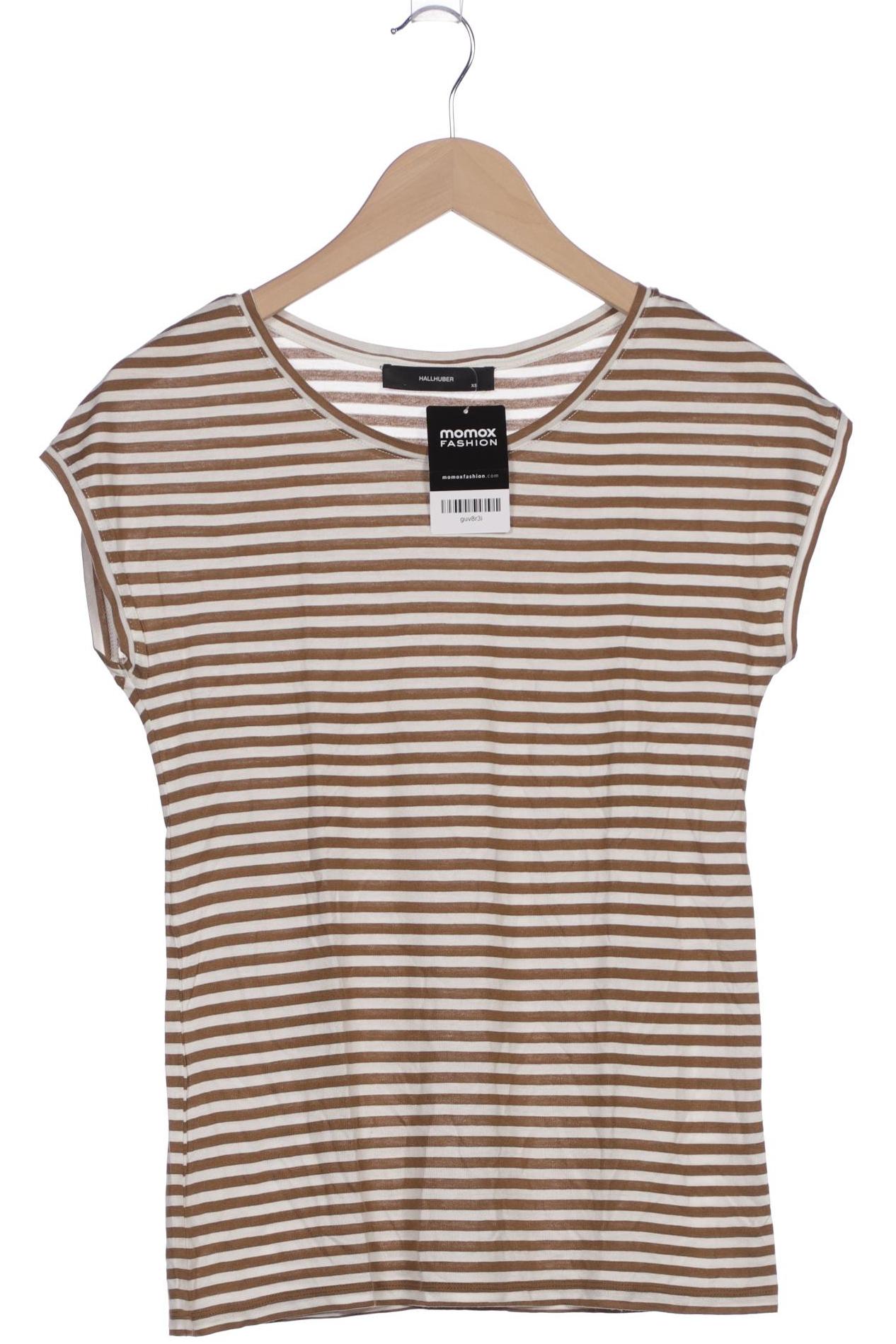 

Hallhuber Damen T-Shirt, braun, Gr. 34