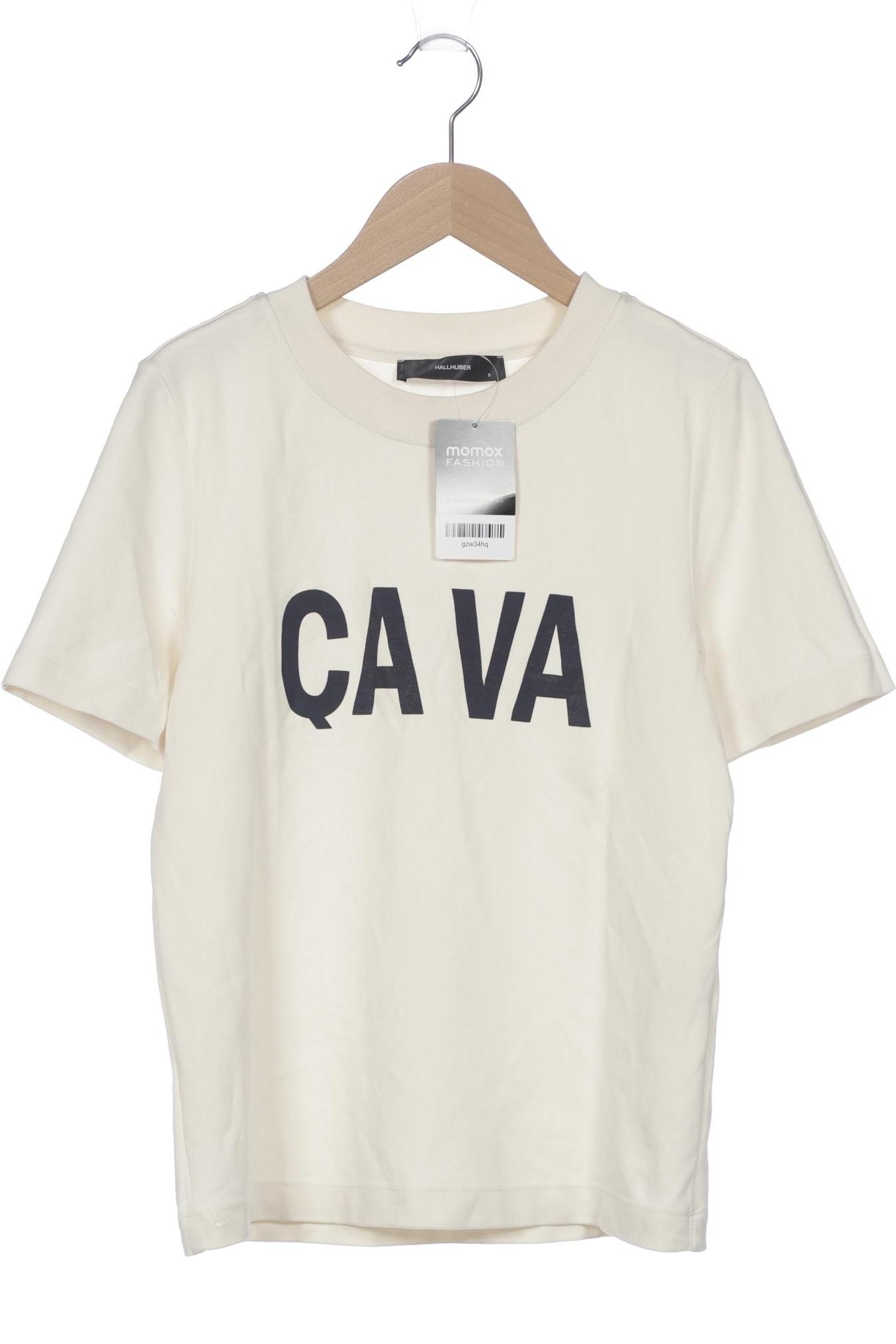 

Hallhuber Damen T-Shirt, cremeweiß, Gr. 36