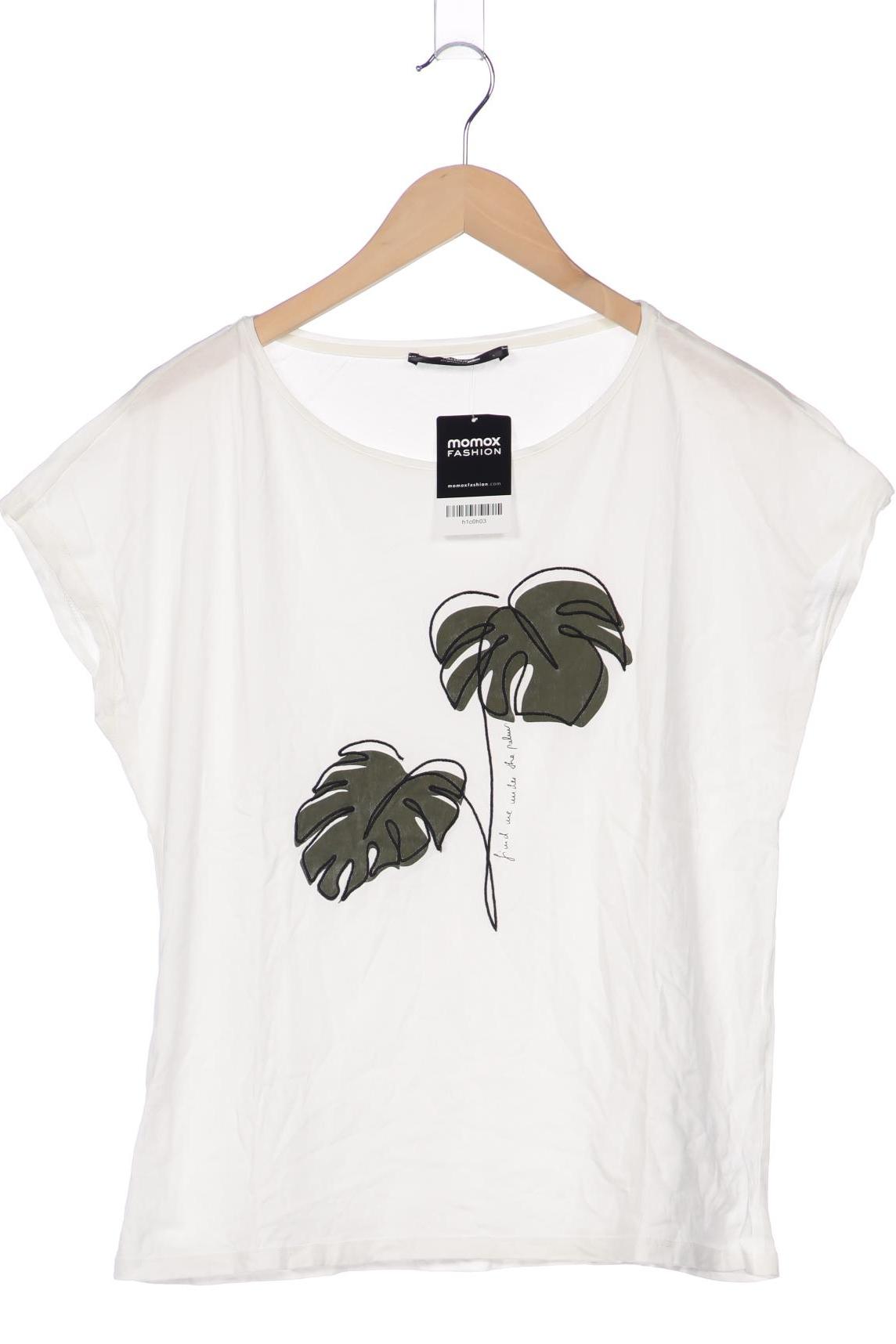 

Hallhuber Damen T-Shirt, cremeweiß, Gr. 42