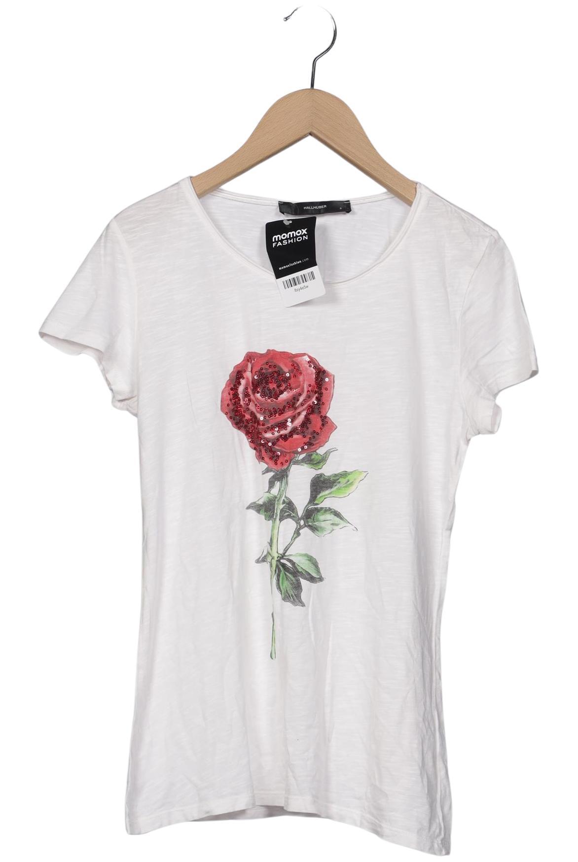 

Hallhuber Damen T-Shirt, cremeweiß, Gr. 36