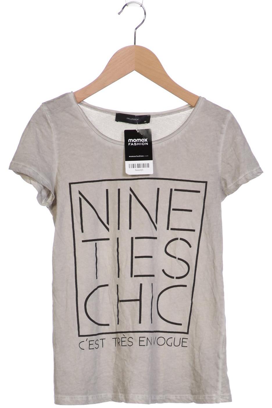 

Hallhuber Damen T-Shirt, grau, Gr. 34