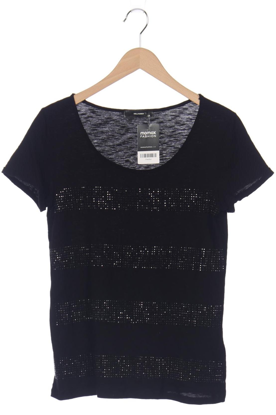 

Hallhuber Damen T-Shirt, schwarz, Gr. 36