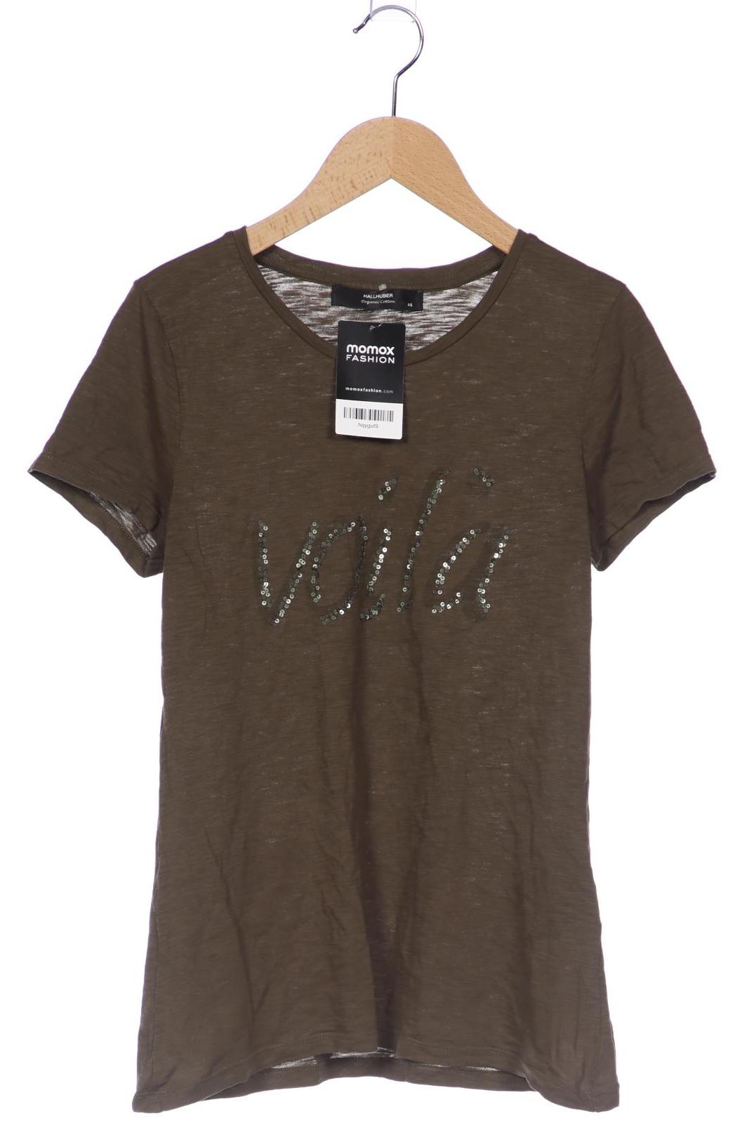 

Hallhuber Damen T-Shirt, grün, Gr. 34