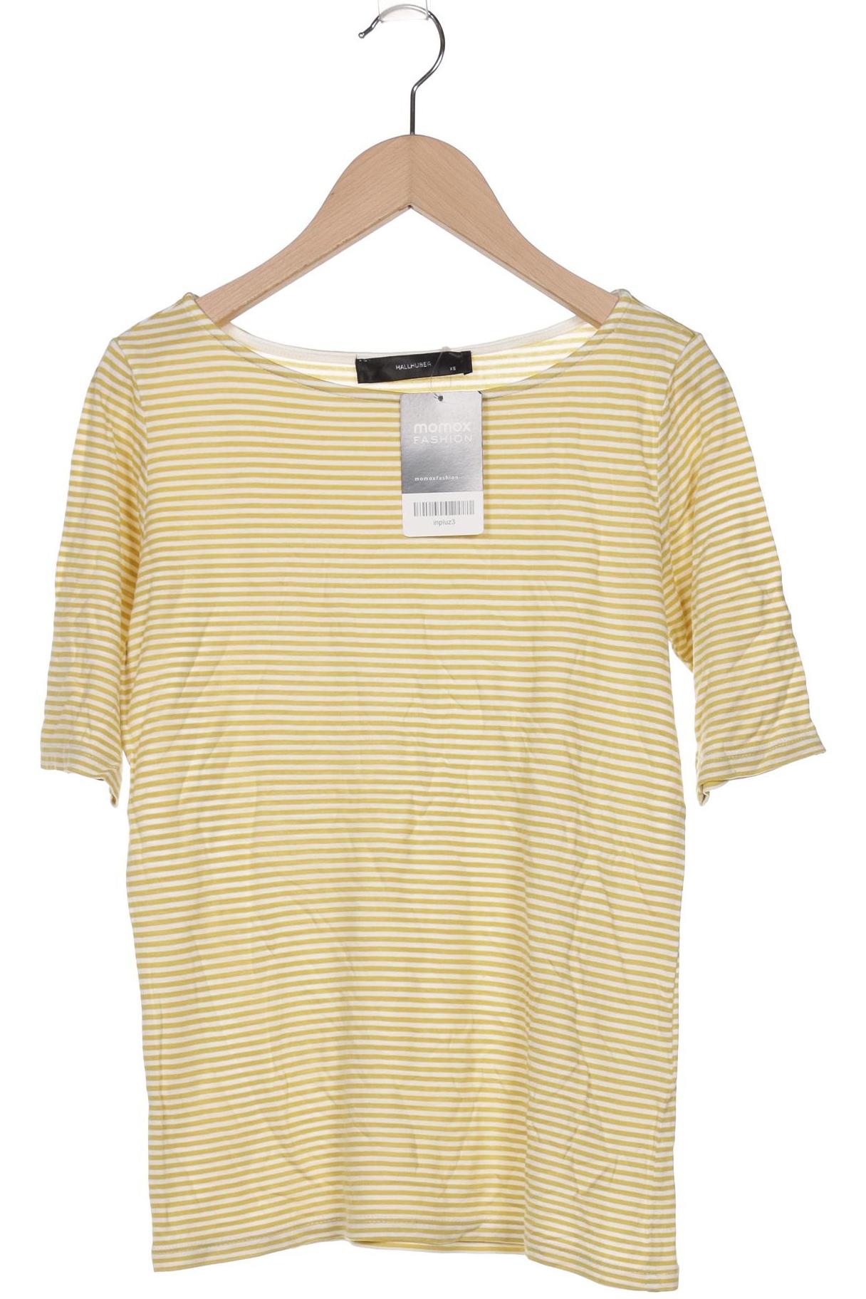 

Hallhuber Damen T-Shirt, gelb, Gr. 34
