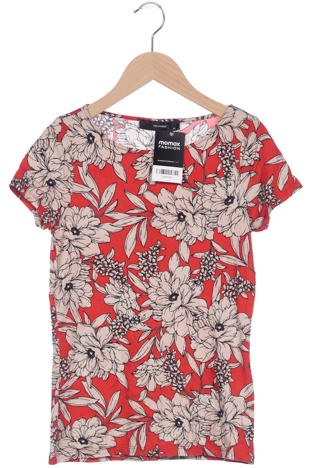 

Hallhuber Damen T-Shirt, rot, Gr. 34