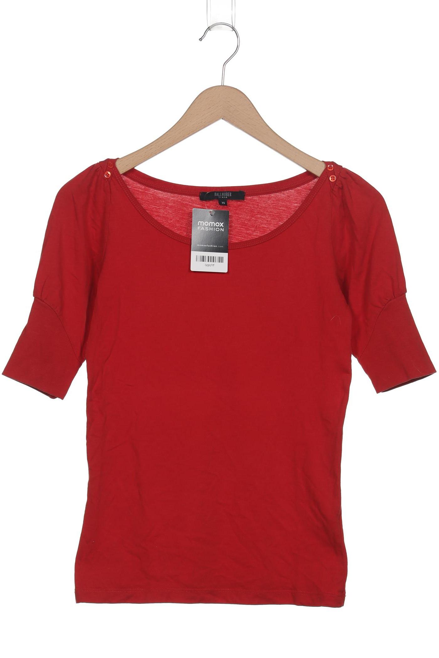 

Hallhuber Damen T-Shirt, rot, Gr. 34
