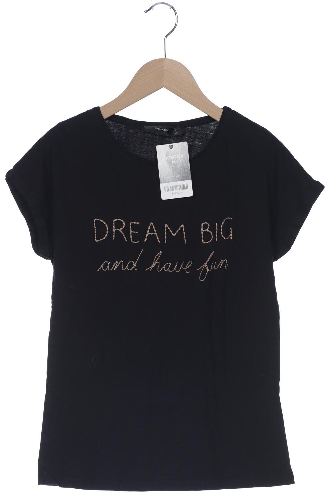 

Hallhuber Damen T-Shirt, schwarz, Gr. 34