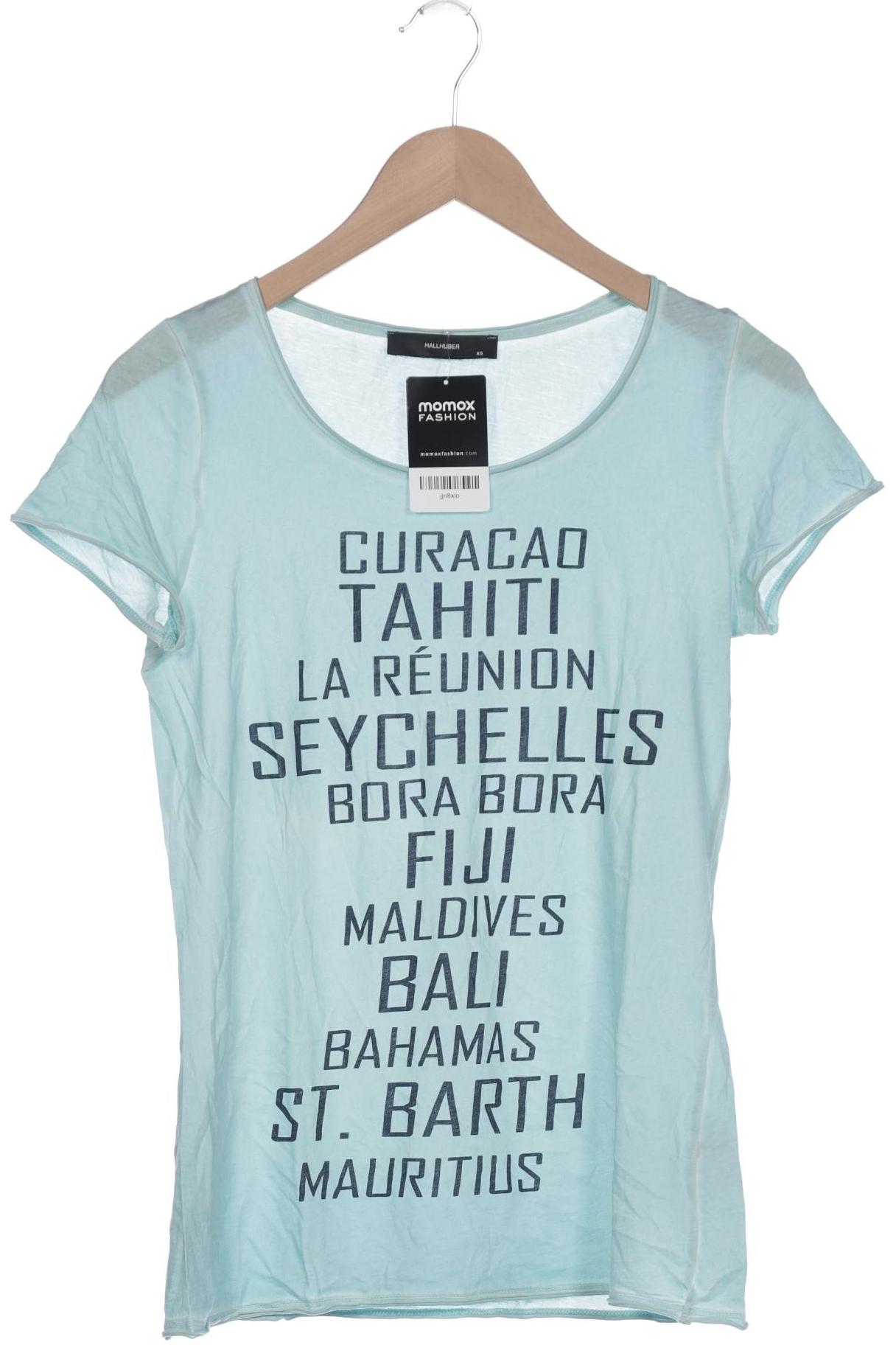 

Hallhuber Damen T-Shirt, hellgrün, Gr. 34