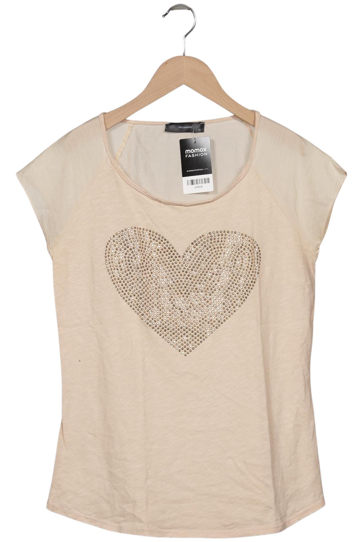 

Hallhuber Damen T-Shirt, beige, Gr. 34