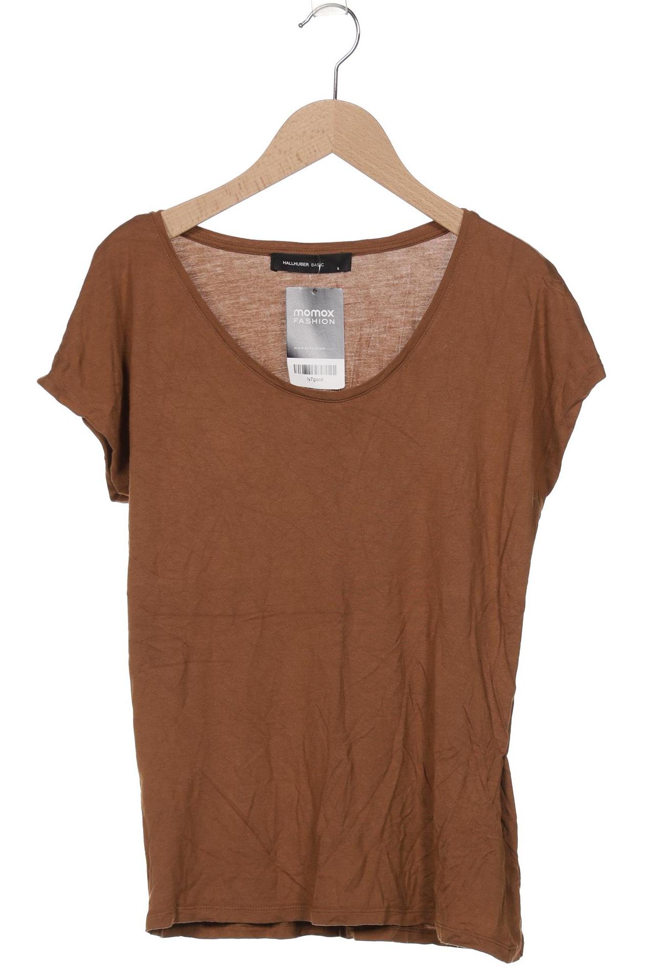 

Hallhuber Damen T-Shirt, braun, Gr. 36