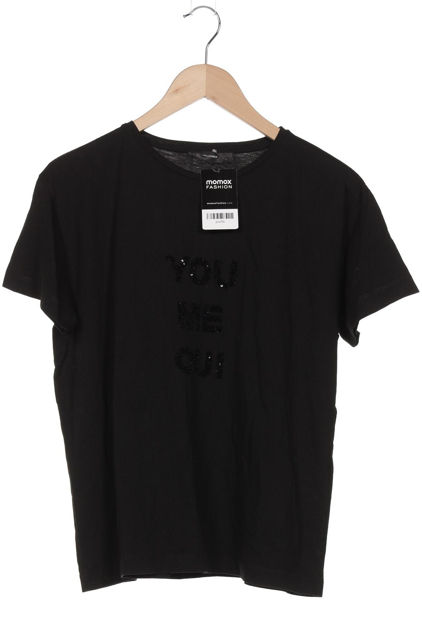 

Hallhuber Damen T-Shirt, schwarz, Gr. 42