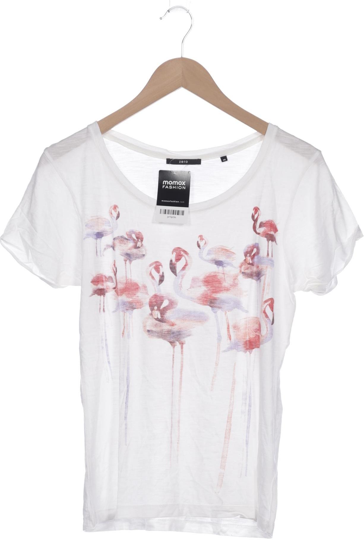 

Hallhuber Damen T-Shirt, weiß, Gr. 36