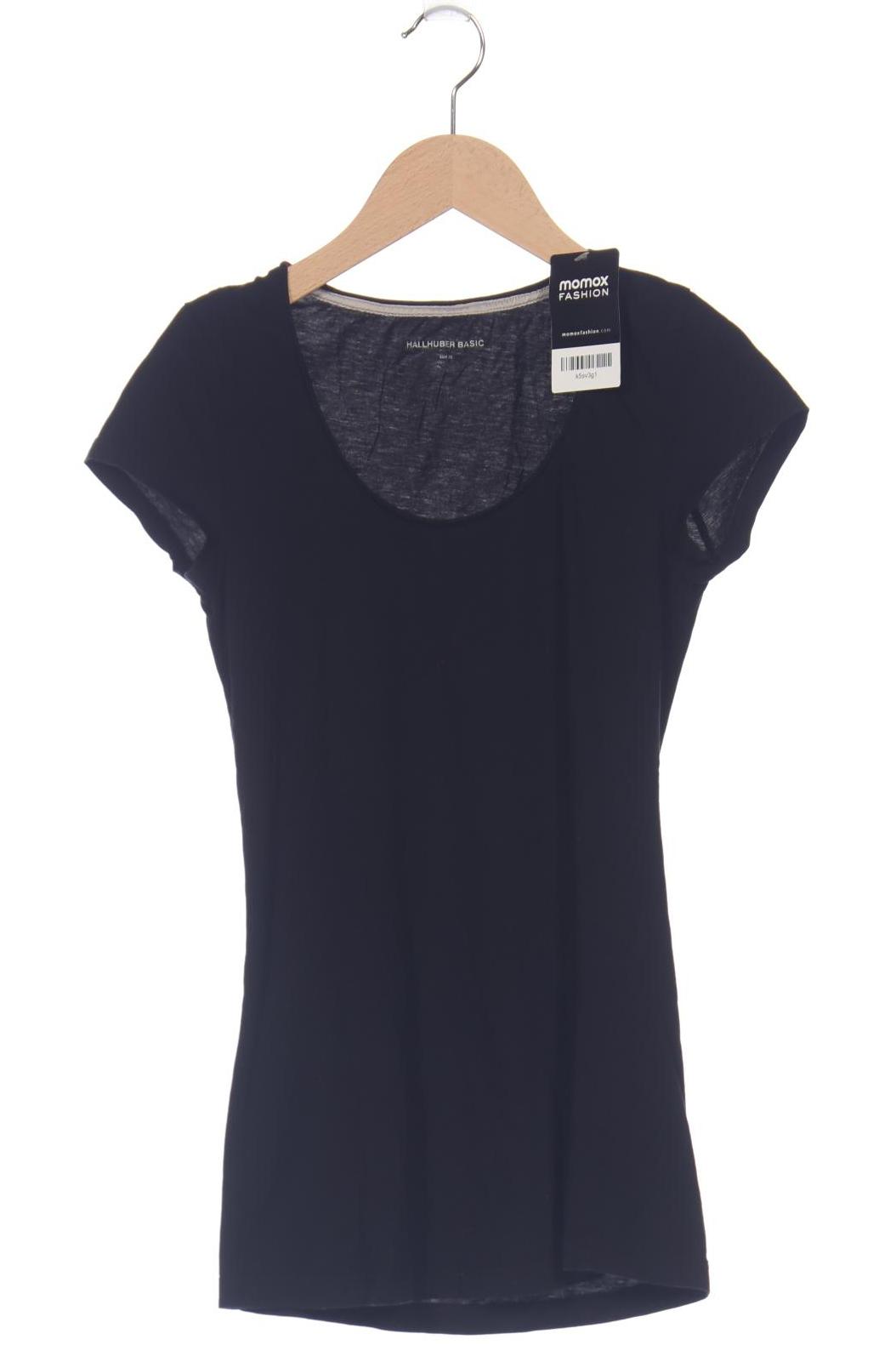 

Hallhuber Damen T-Shirt, schwarz, Gr. 34
