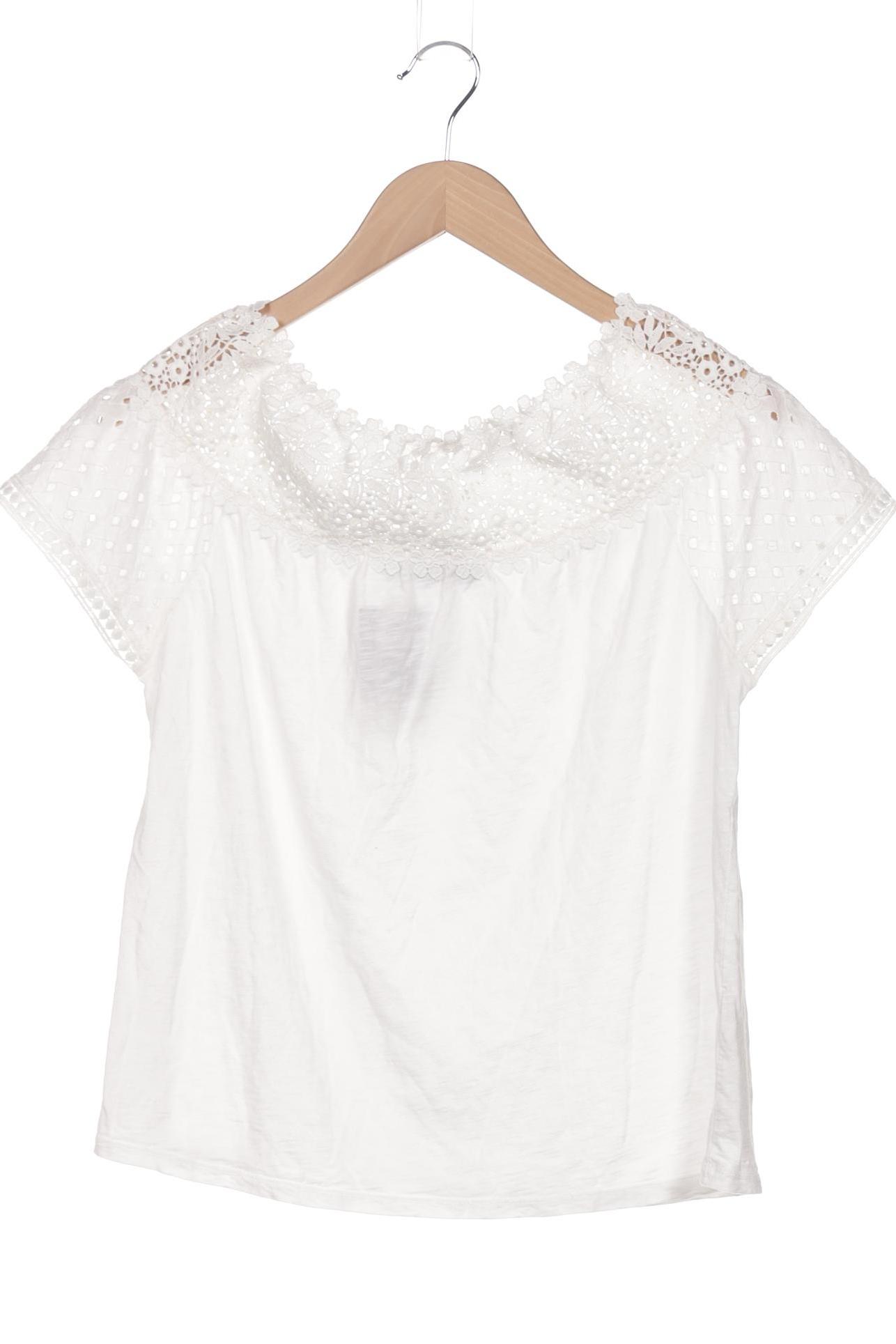 

Hallhuber Damen T-Shirt, weiß, Gr. 36