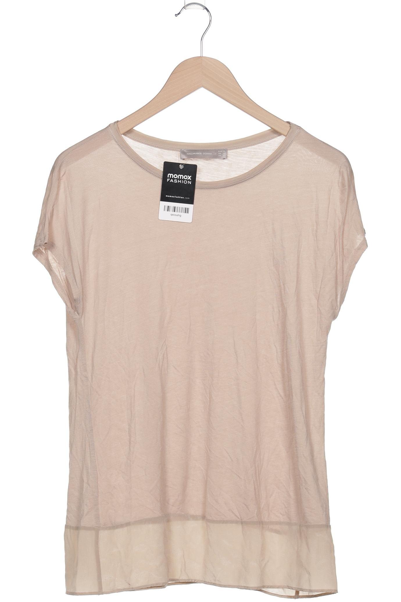 

Hallhuber Damen T-Shirt, beige, Gr. 40