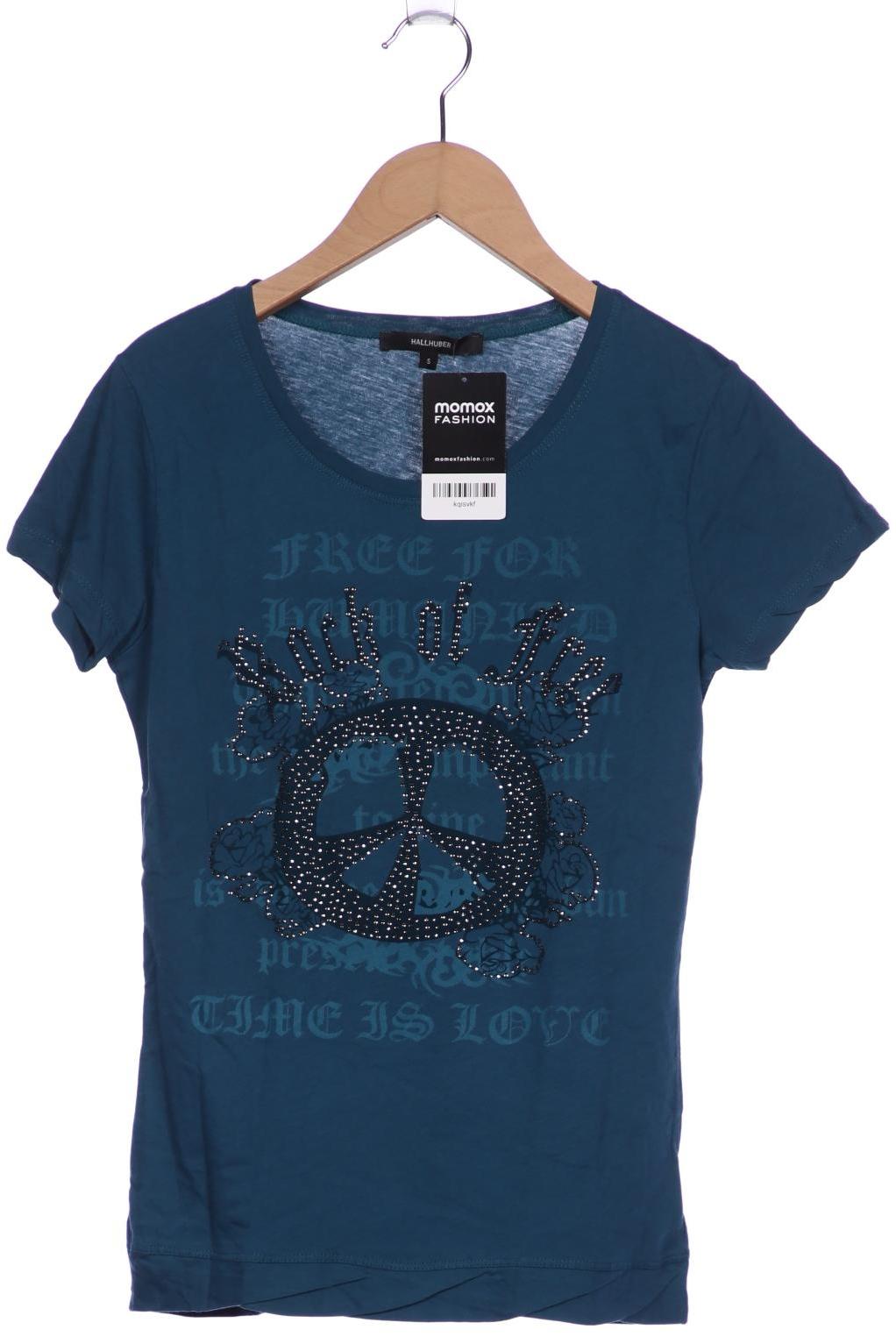 

Hallhuber Damen T-Shirt, türkis, Gr. 36