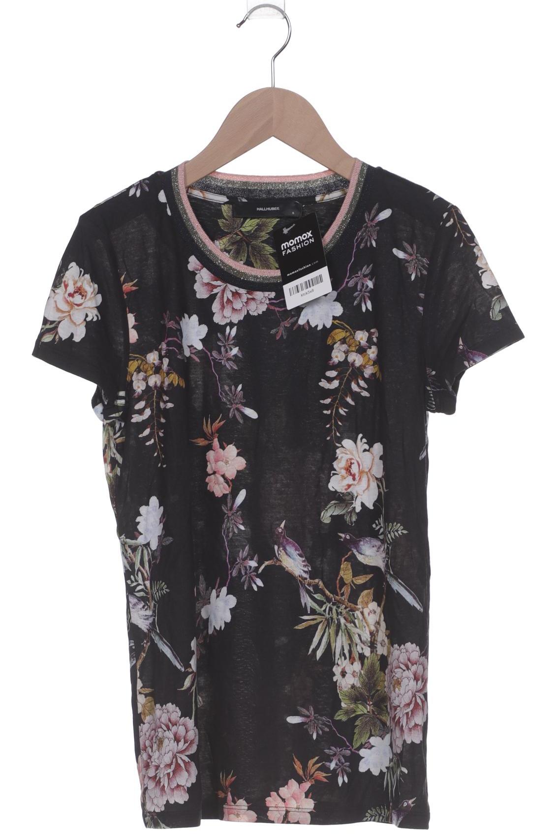 

Hallhuber Damen T-Shirt, schwarz, Gr. 36