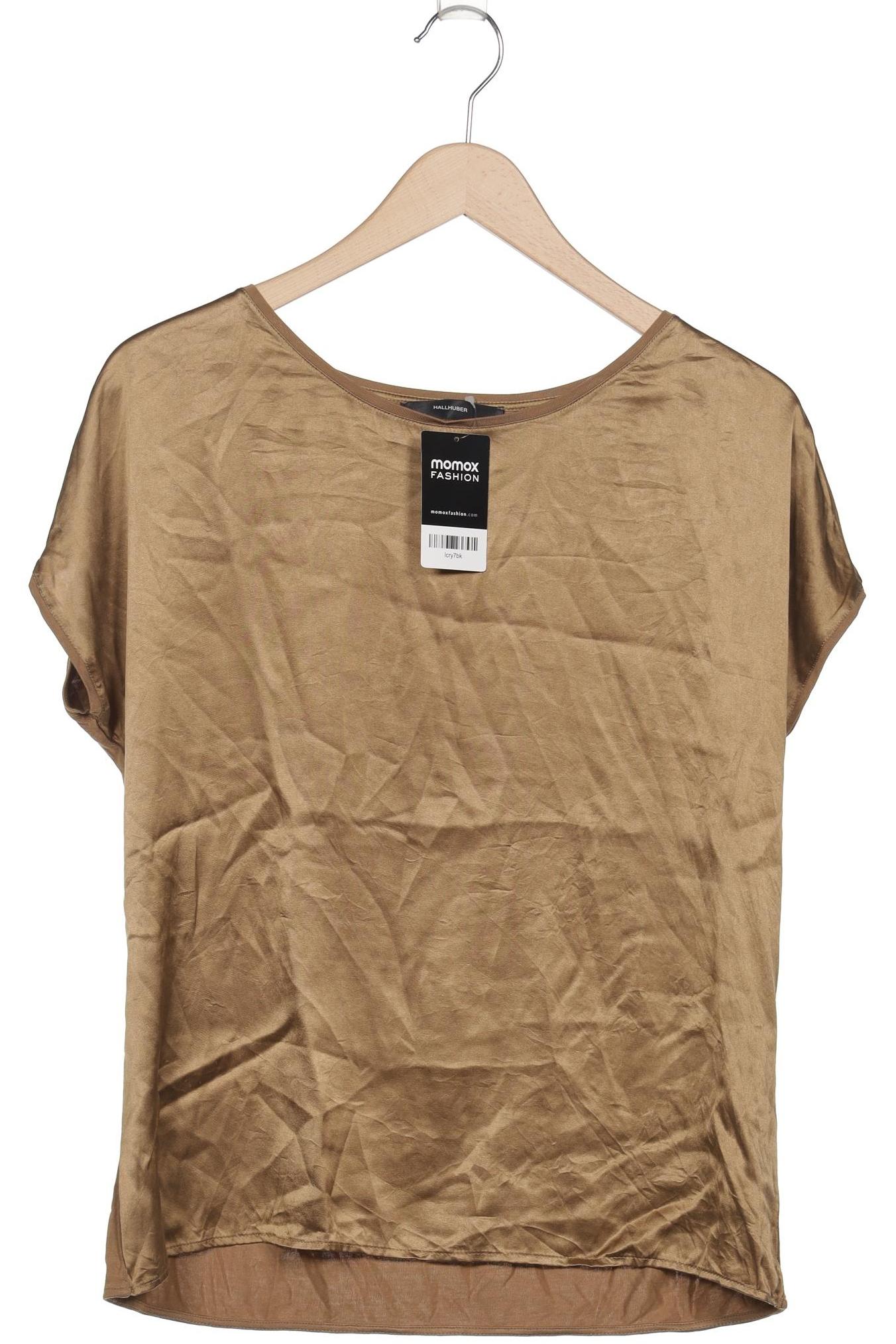 

Hallhuber Damen T-Shirt, braun, Gr. 38