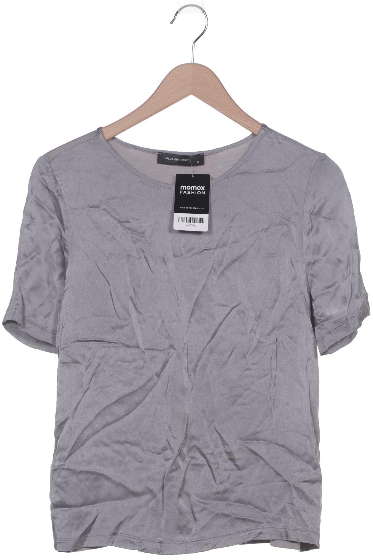 

Hallhuber Damen T-Shirt, silber, Gr. 38