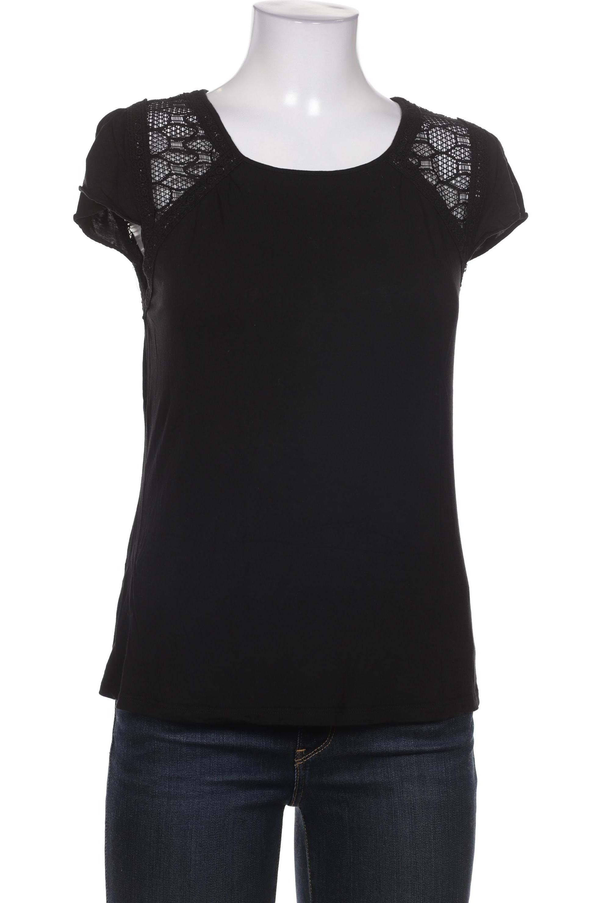 

Hallhuber Damen T-Shirt, schwarz, Gr. 38