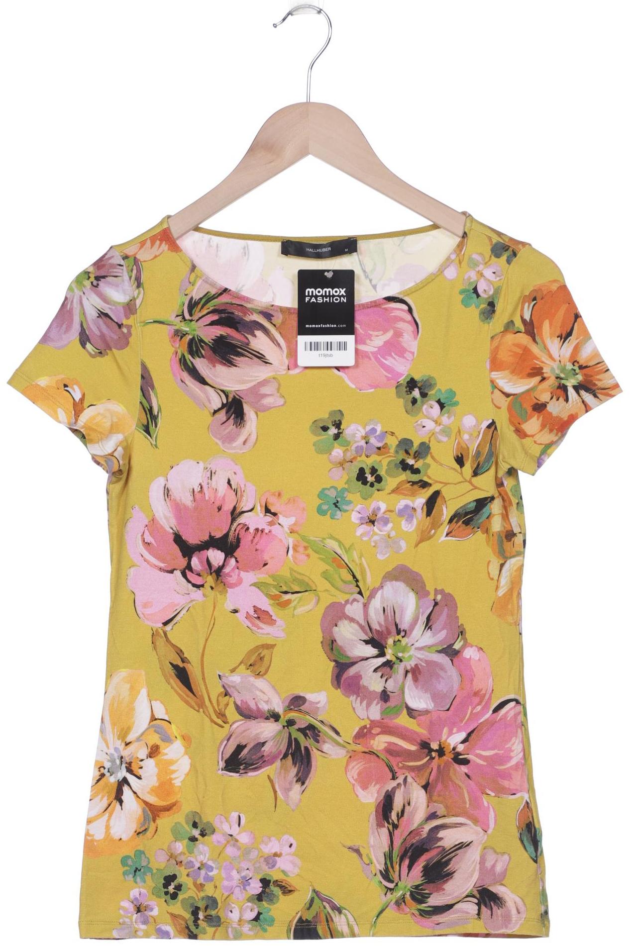 

Hallhuber Damen T-Shirt, gelb, Gr. 38