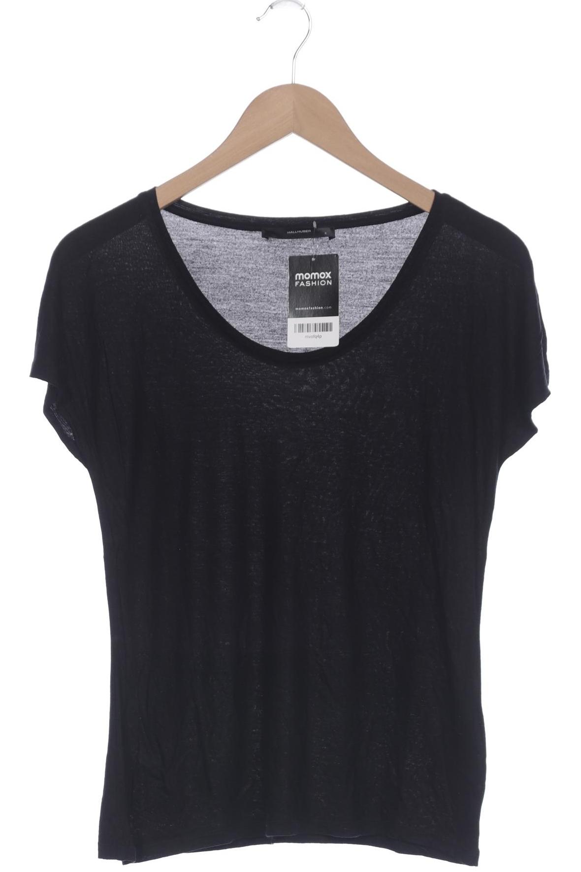 

Hallhuber Damen T-Shirt, schwarz, Gr. 36