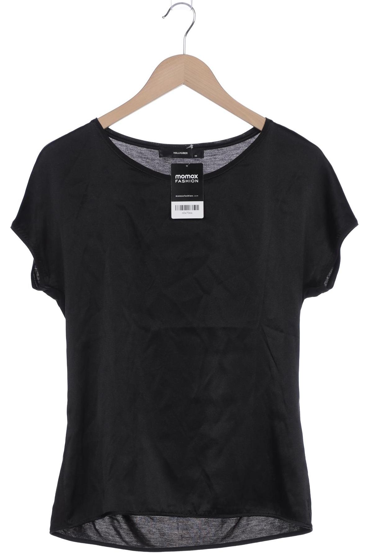 

Hallhuber Damen T-Shirt, schwarz, Gr. 34