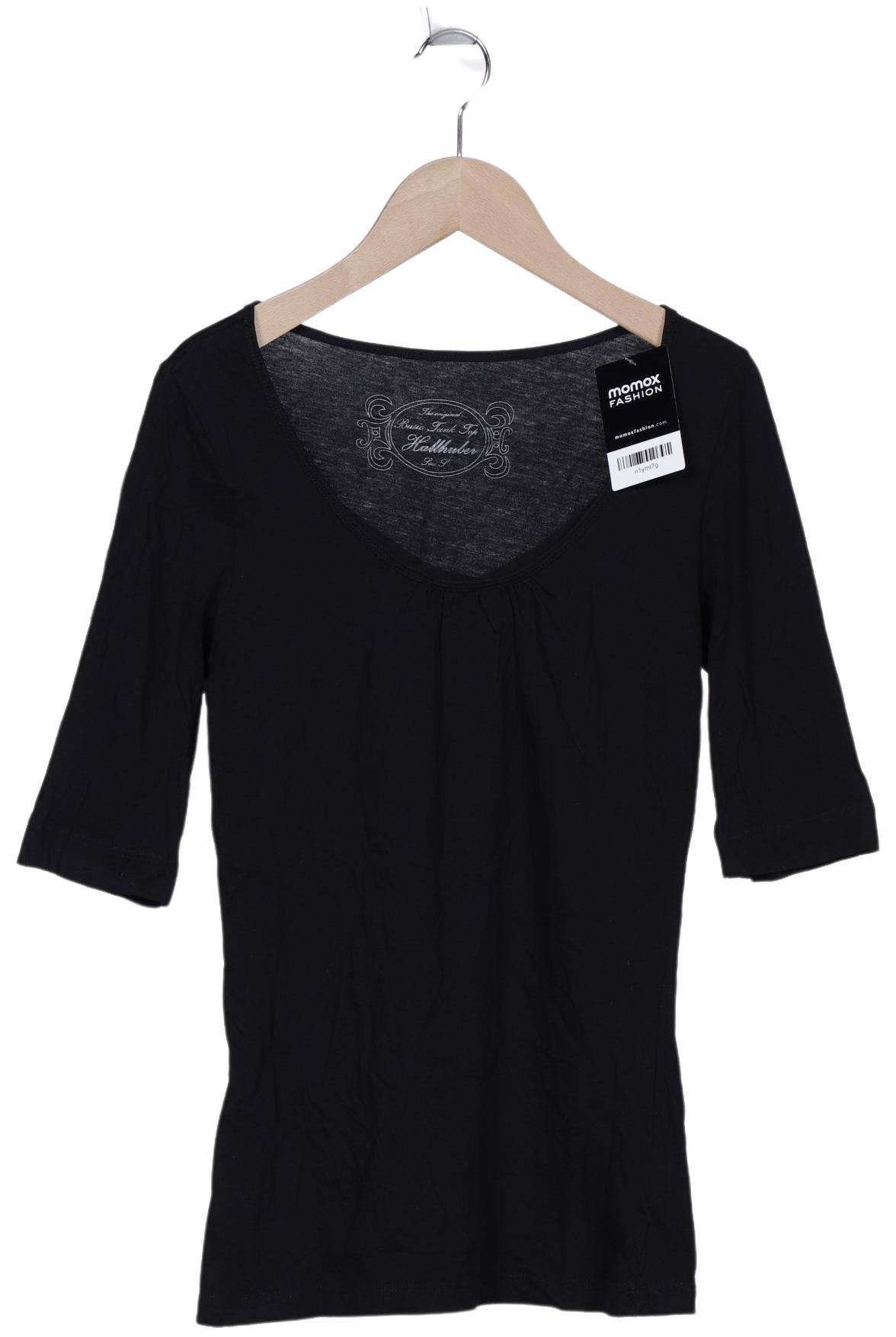 

Hallhuber Damen T-Shirt, schwarz, Gr. 36