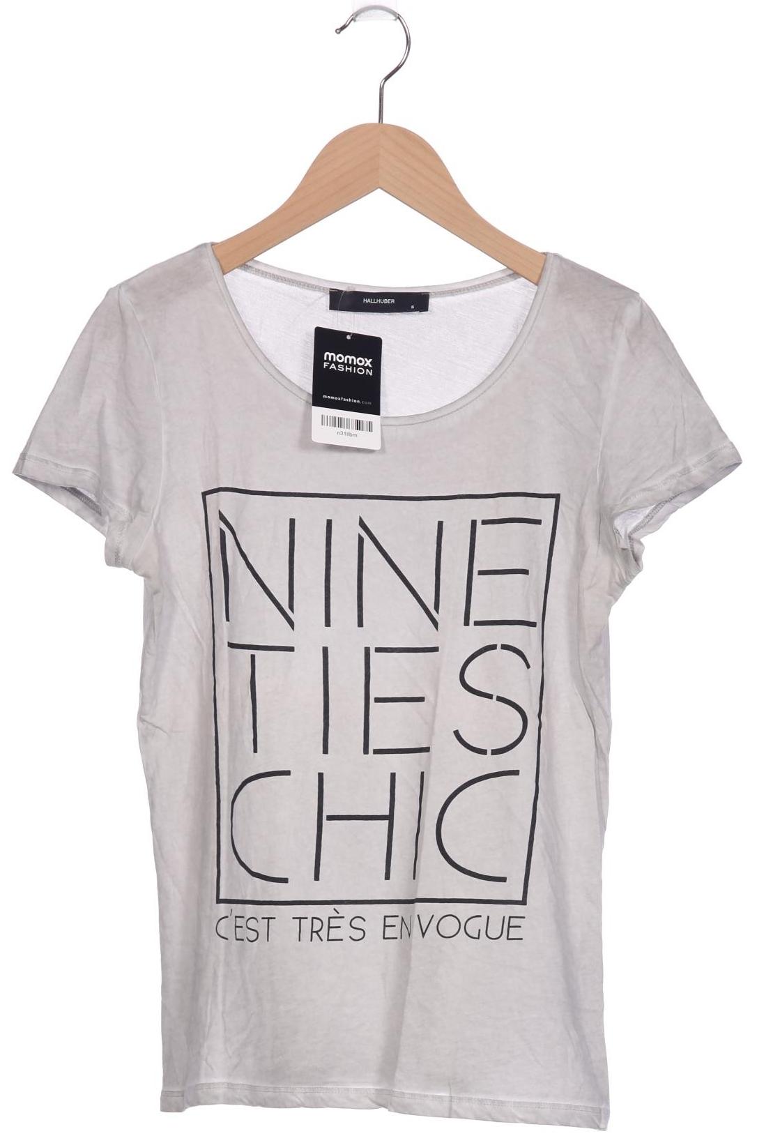 

Hallhuber Damen T-Shirt, grau, Gr. 36