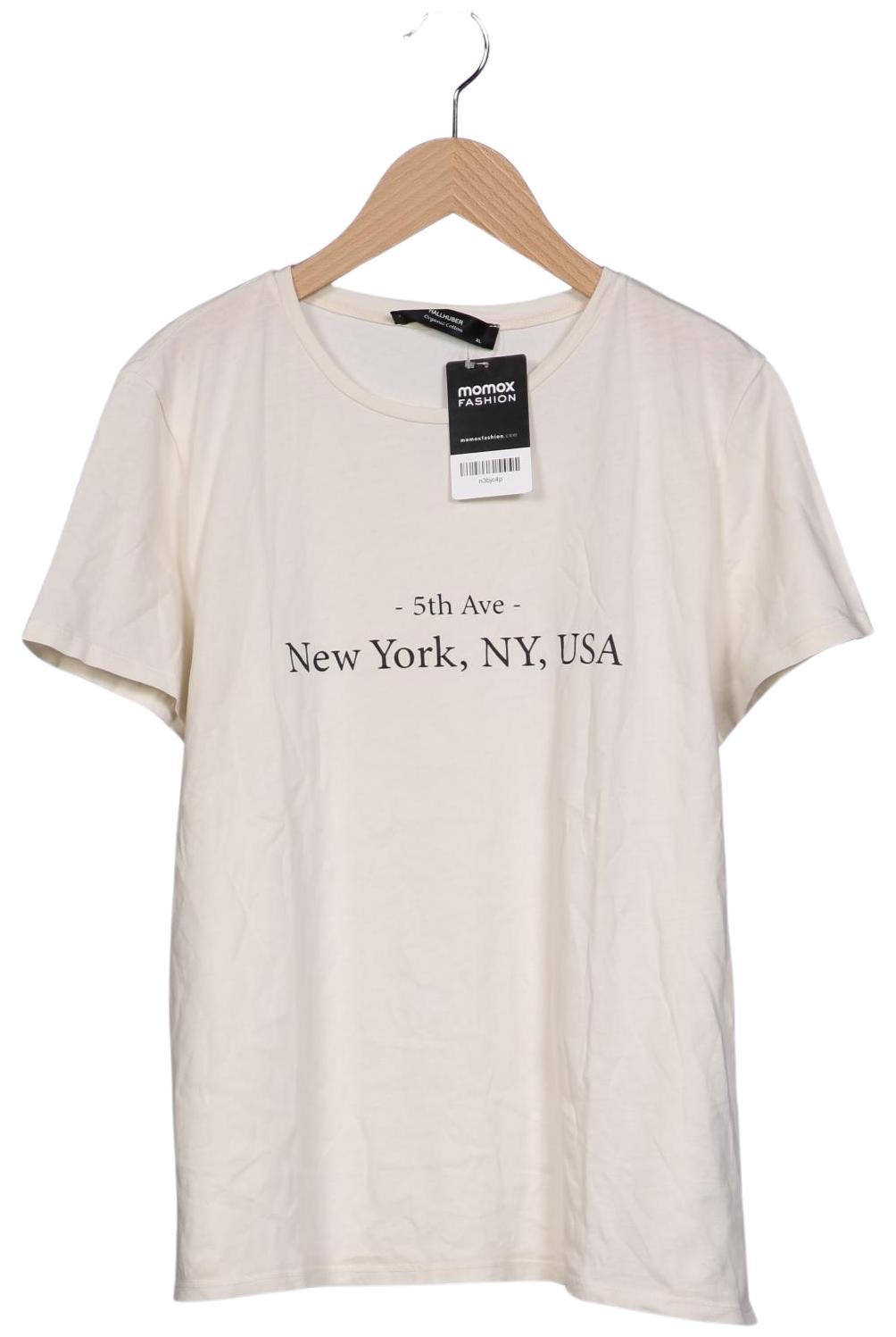 

Hallhuber Damen T-Shirt, cremeweiß, Gr. 44