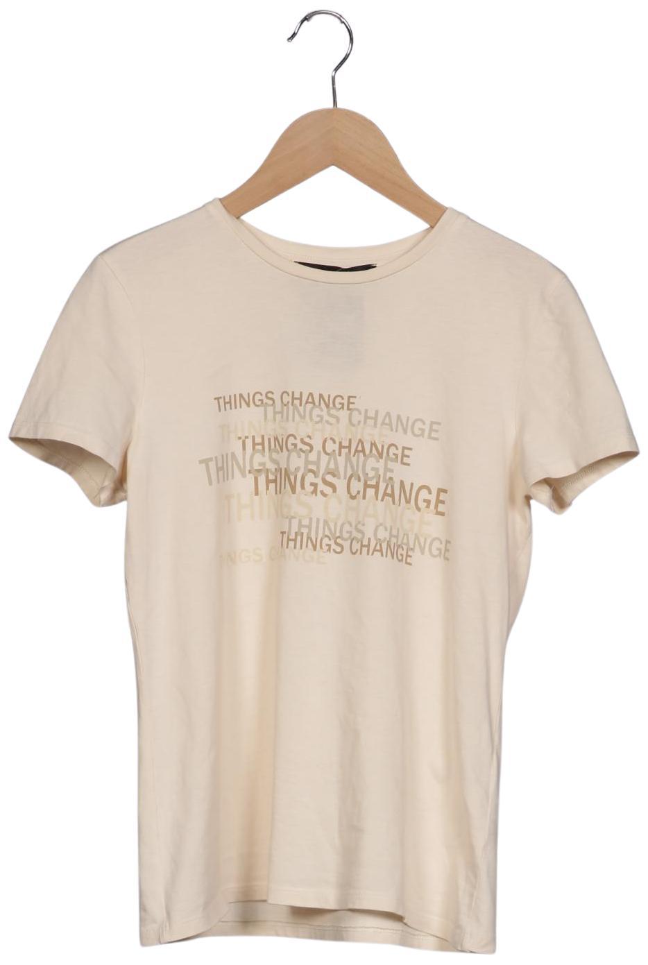 

Hallhuber Damen T-Shirt, beige, Gr. 34